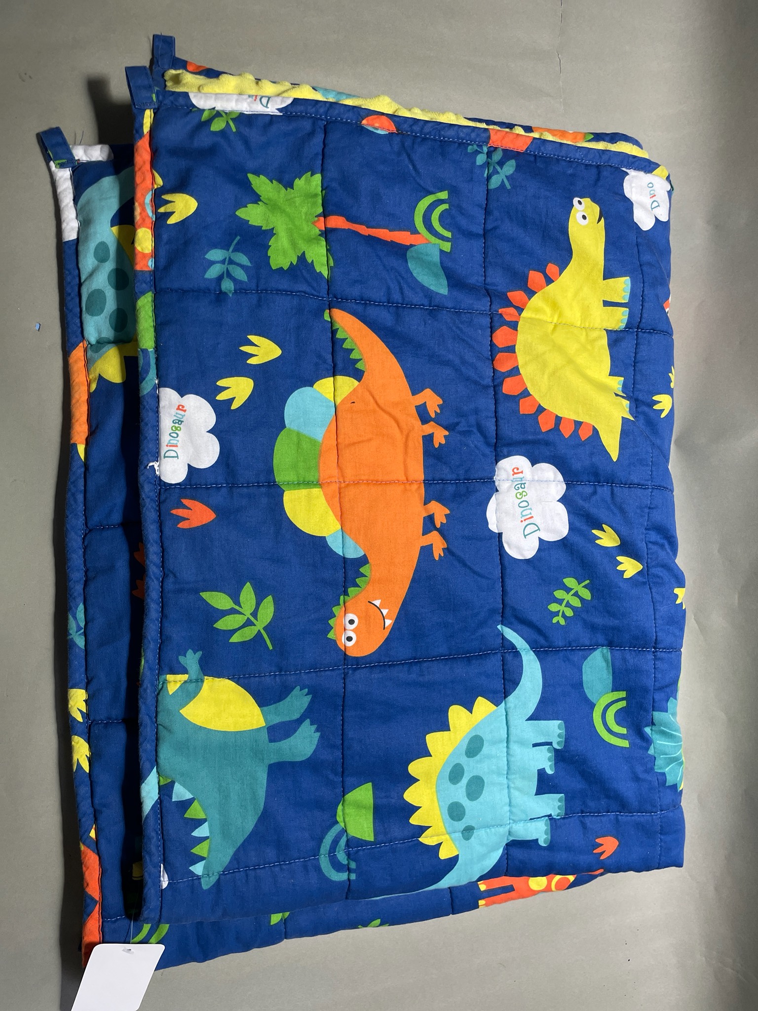 Colorful Dinosaur Print Weighted Blanket
