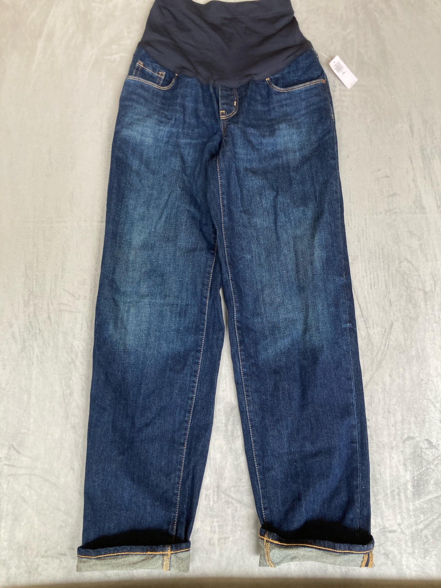 Old Navy Blue Denim Maternity Jeans Size 6 LONG