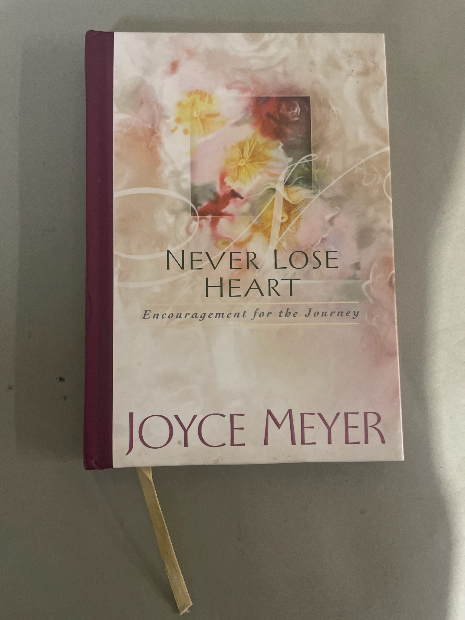 Joyce Meyer Pink Floral Hardcover Book
