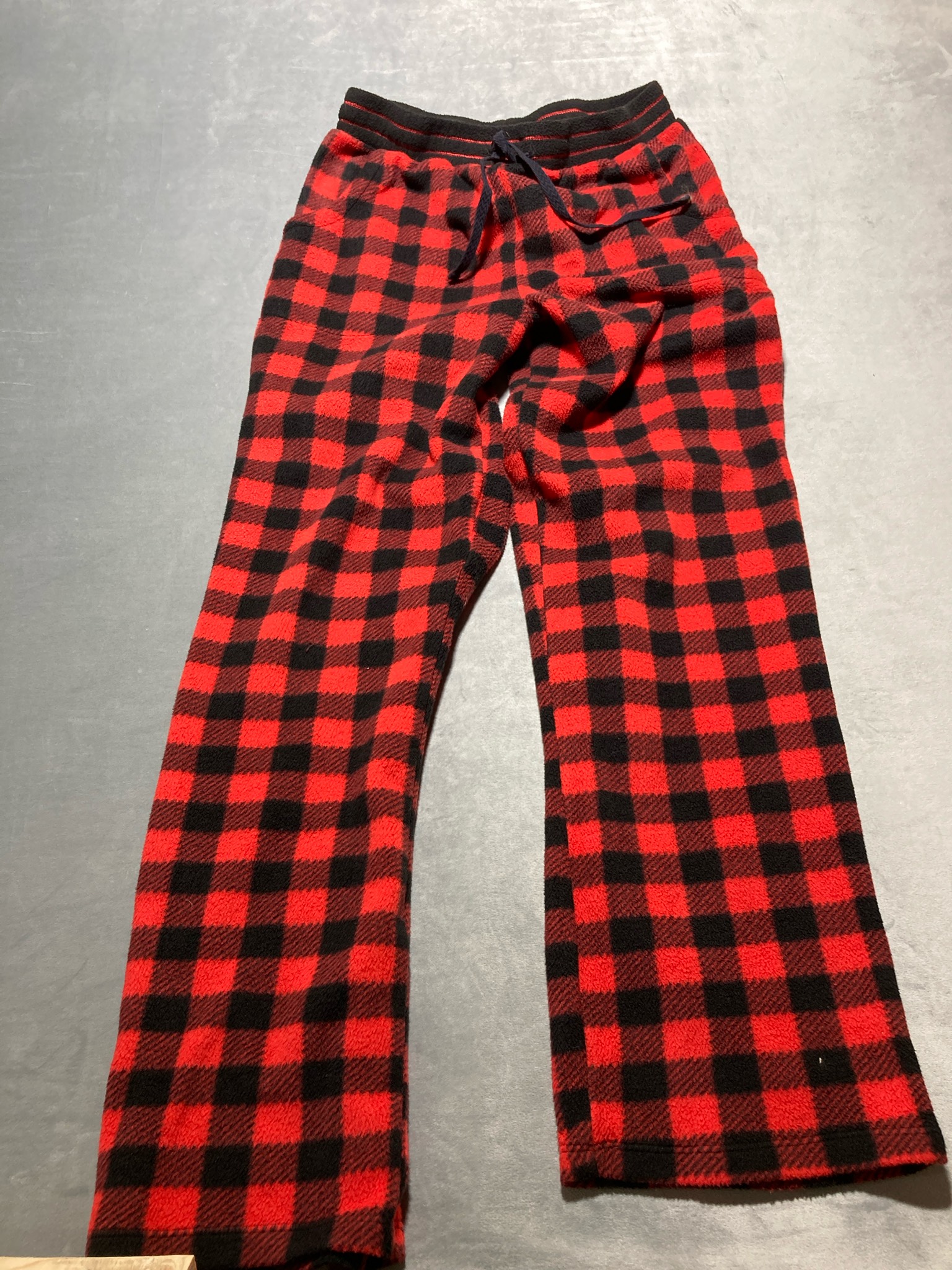 Red and Black Checkered Pajama Pants