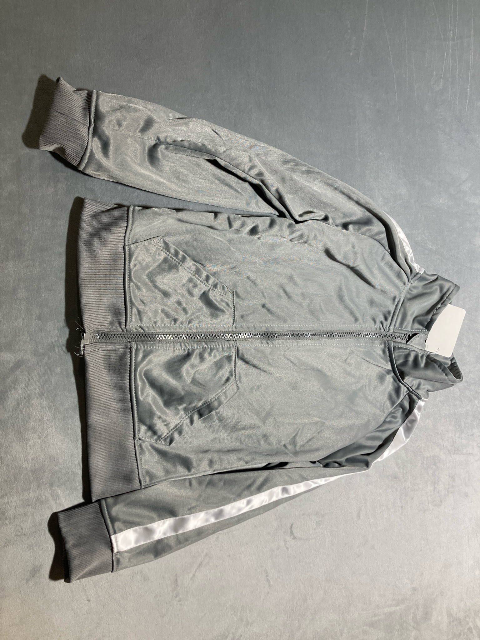 PRO PLAYER Gray Polyester Athletic Jacket size 7