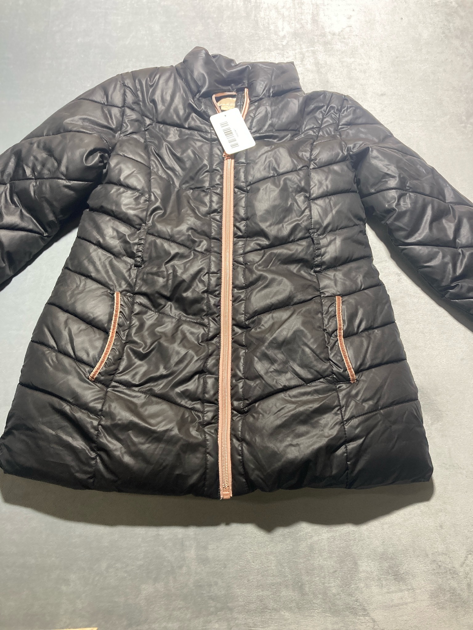 MICHAEL KORS Black Puffer Coat Size 7/8