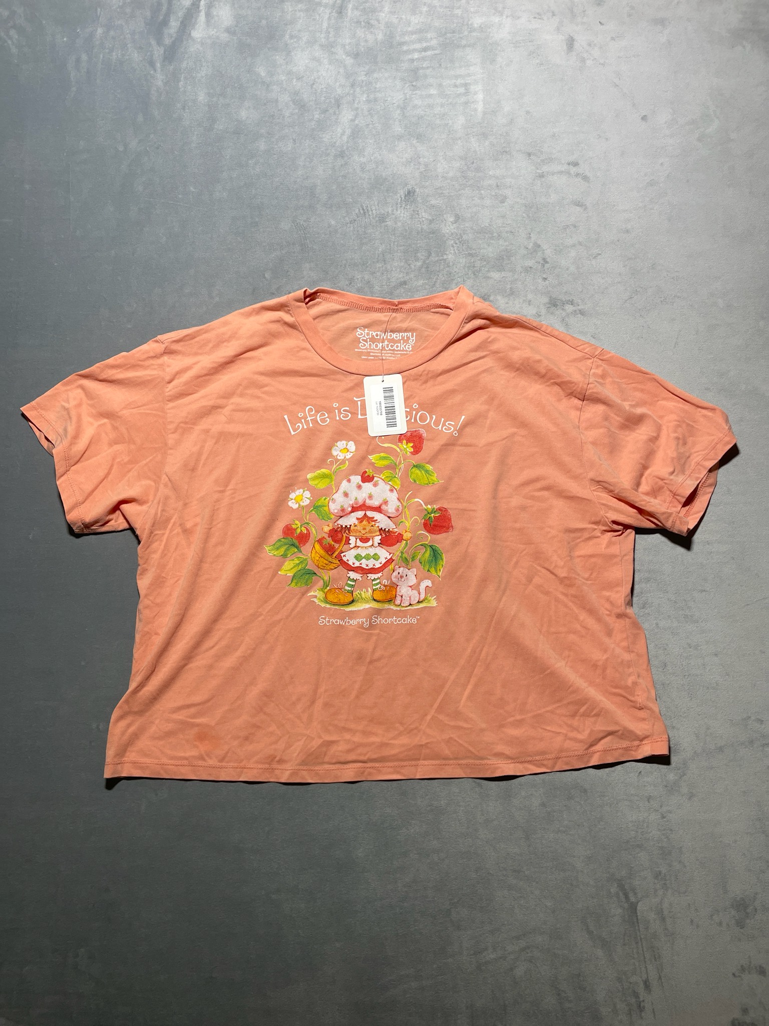 Strawberry Shortcake Light Pink Graphic T-Shirt