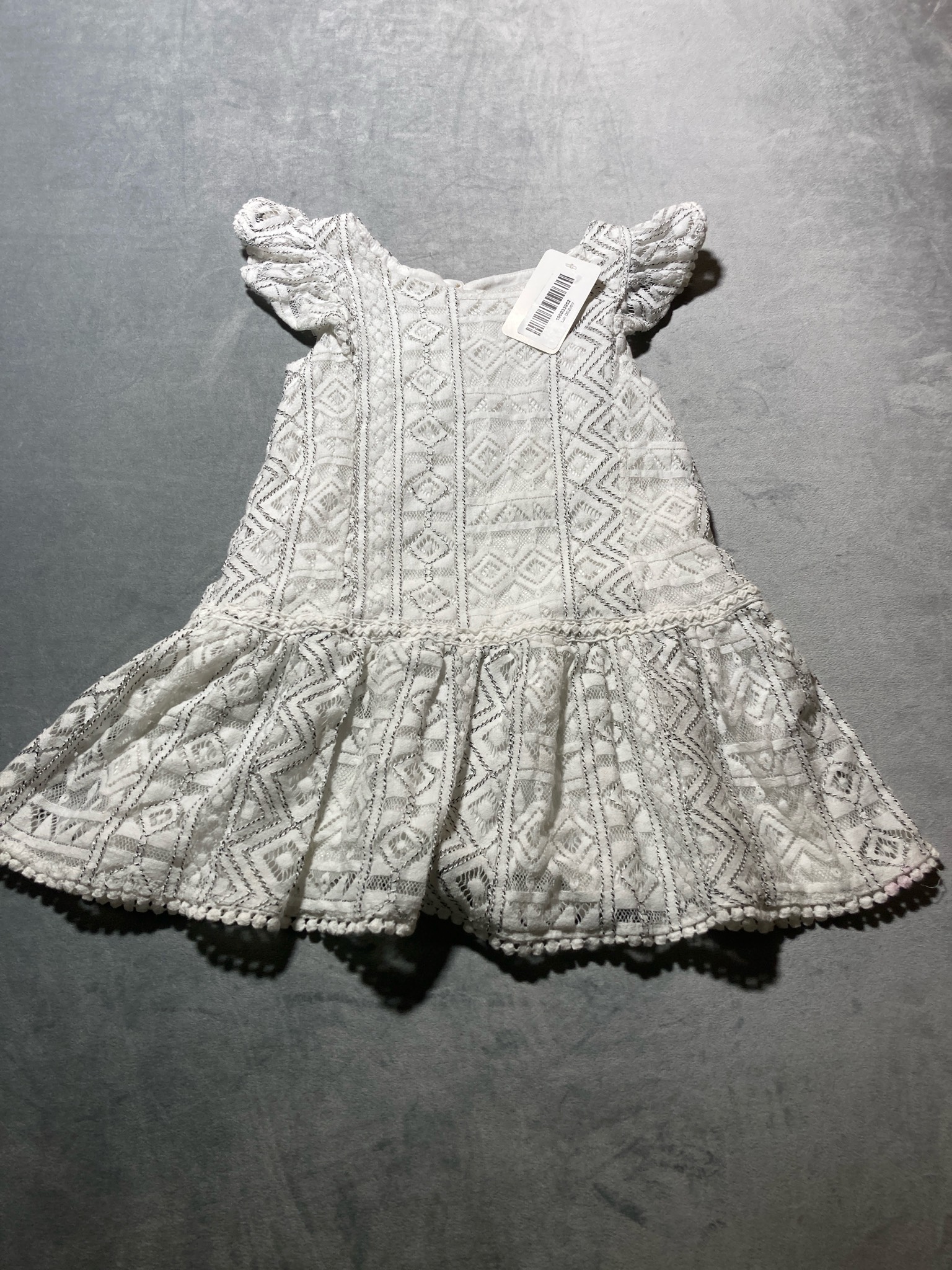 Genuine Kids white lace dress size 5T