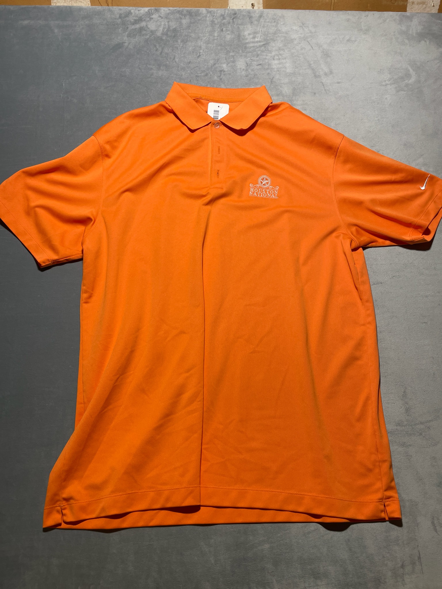 Nike Orange Polo Shirt Size XXLT