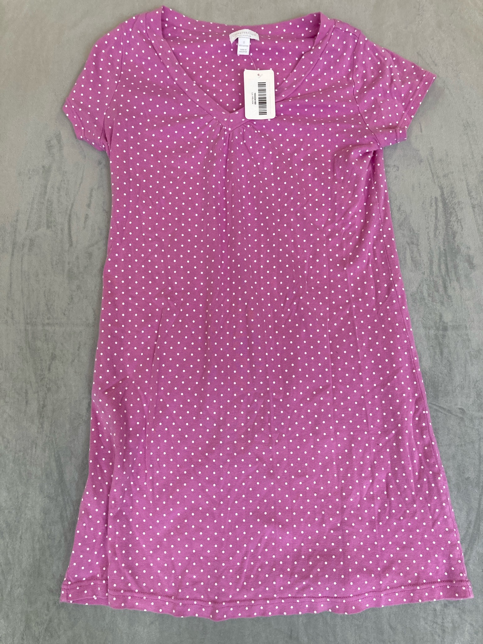 Charter Club Pink Cotton Nightgown Size S