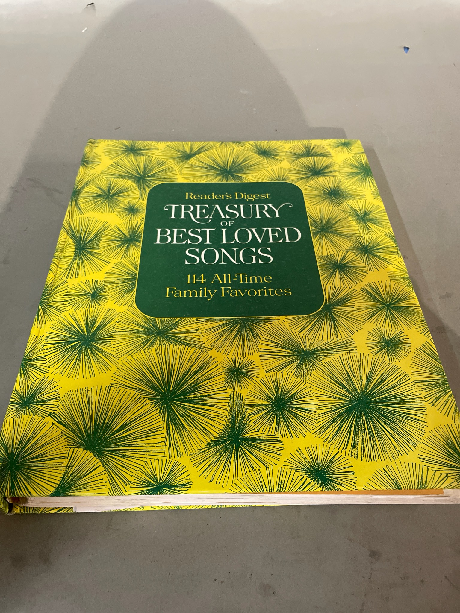 Reader's Digest Yellow Green Songbook
