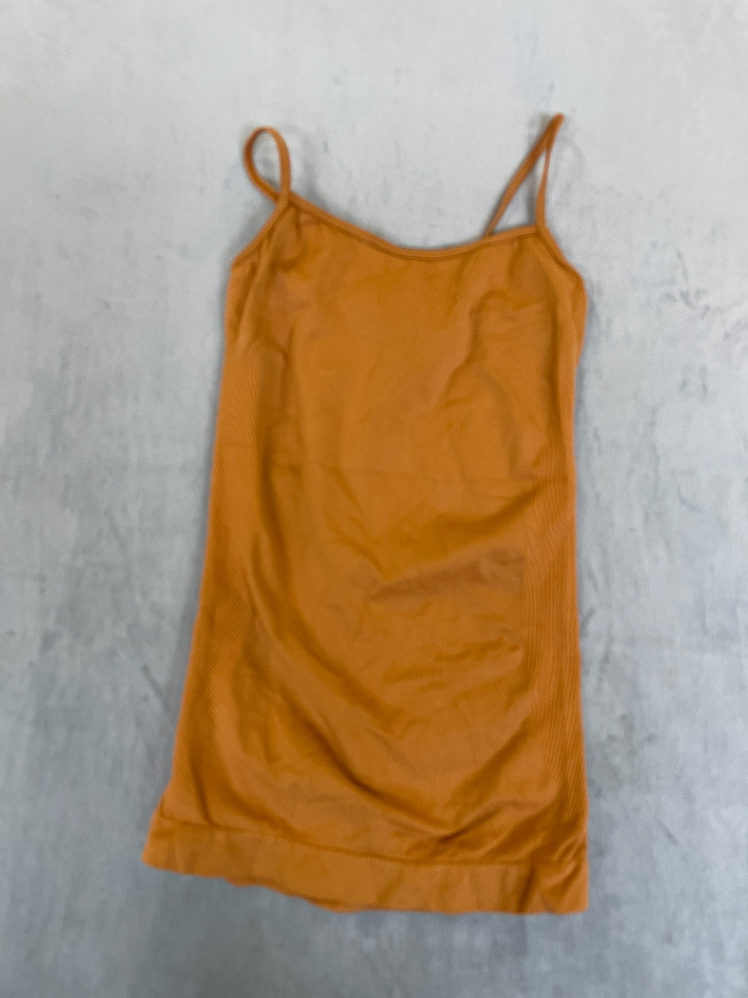 Orange Sleeveless Dress