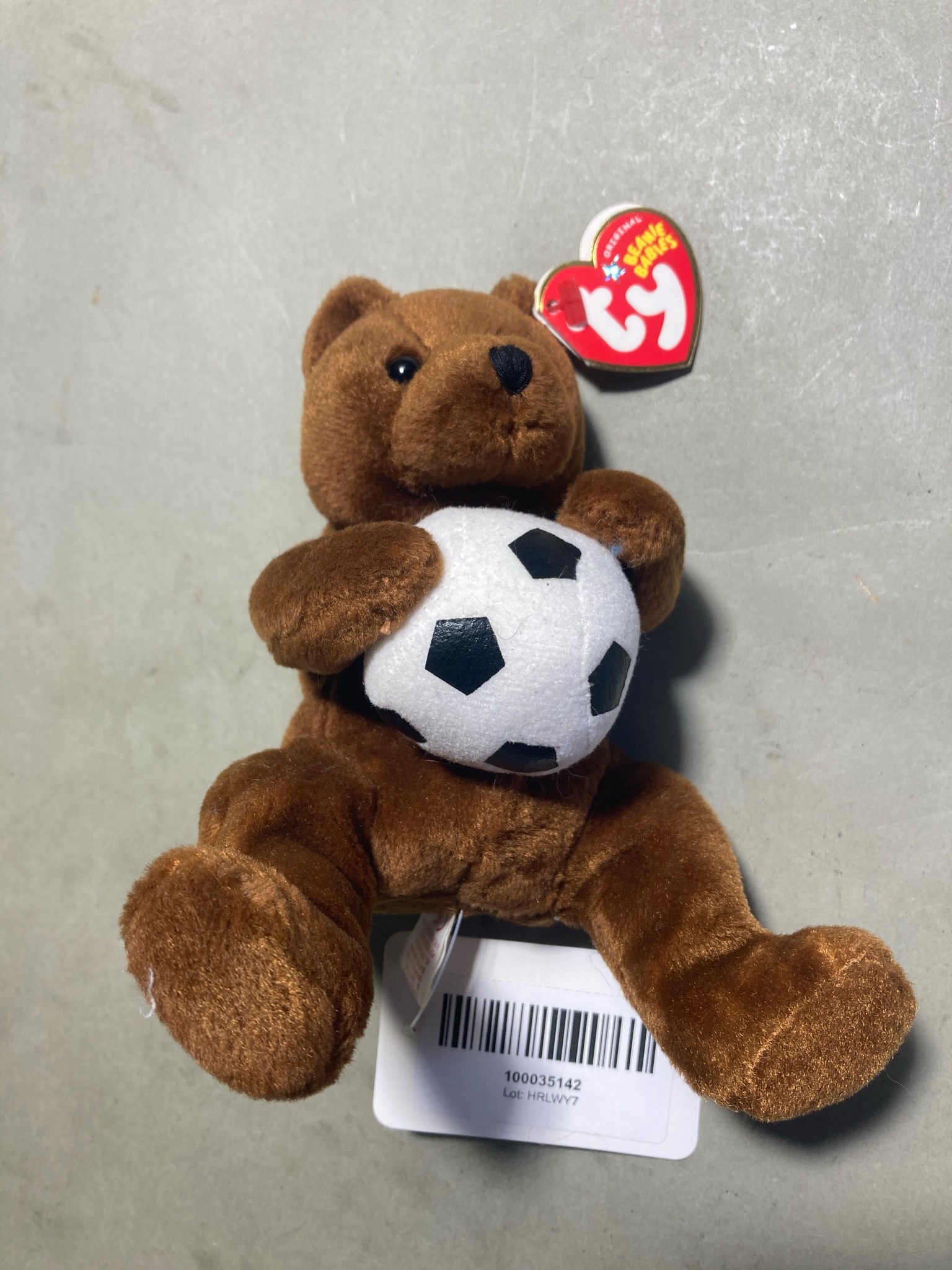 Ty Brown Plush Bear