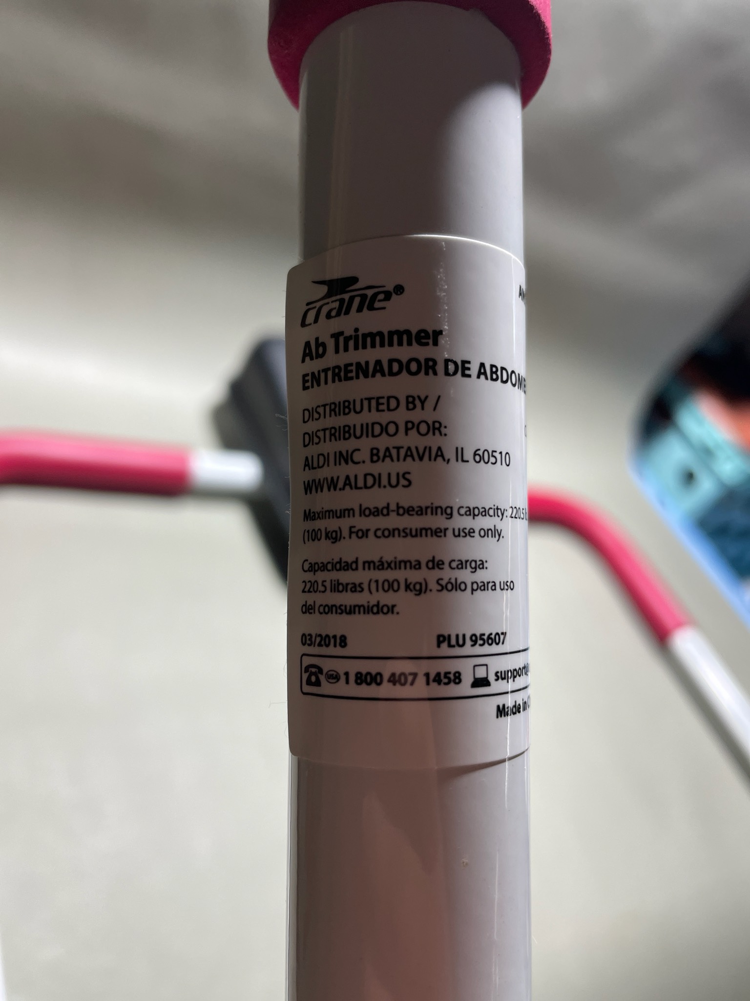 Crane Pink Ab Trimmer Machine