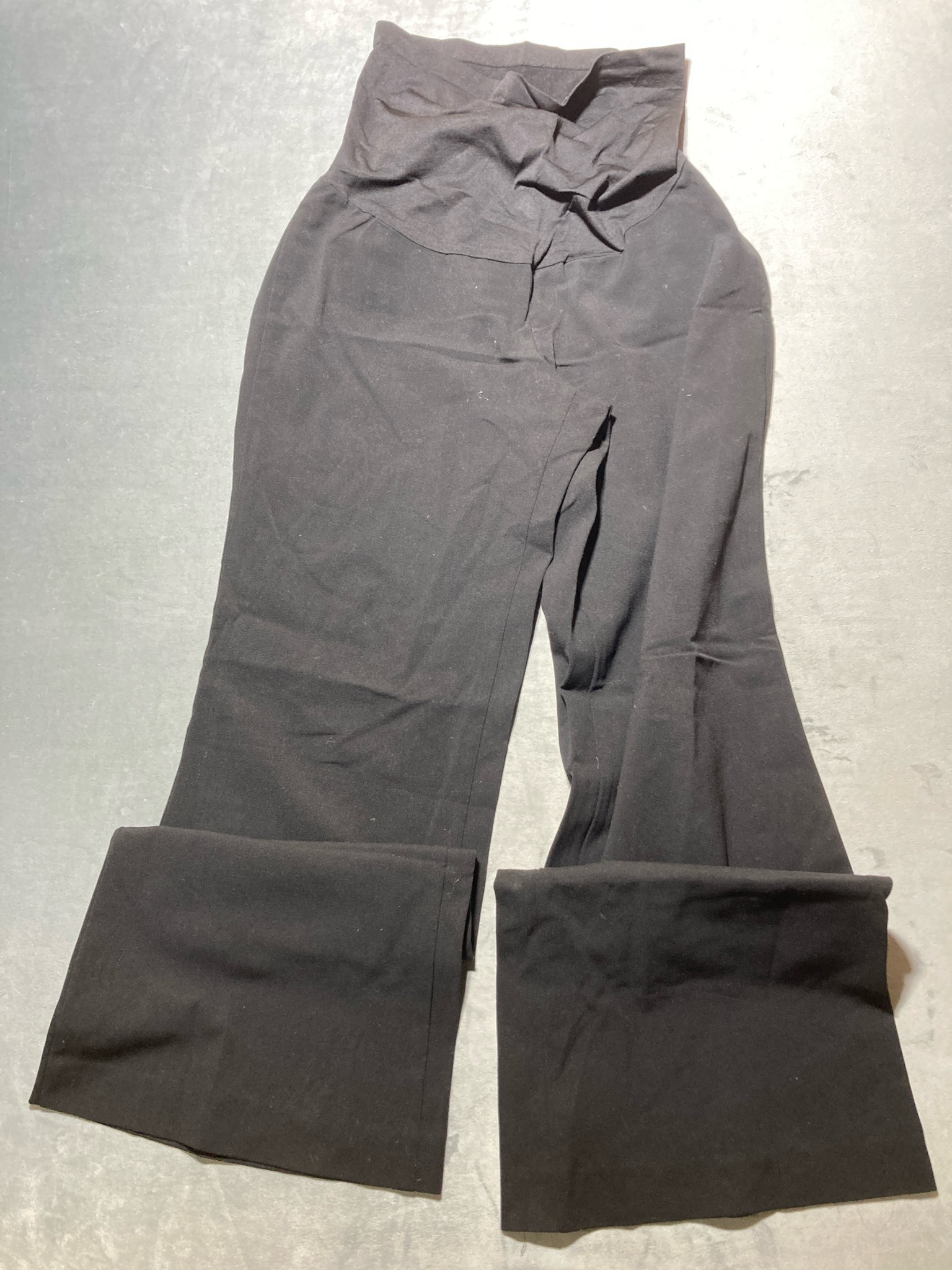 Oh Baby by Motherhood Black Polyester Blend Maternity Pants Size Small