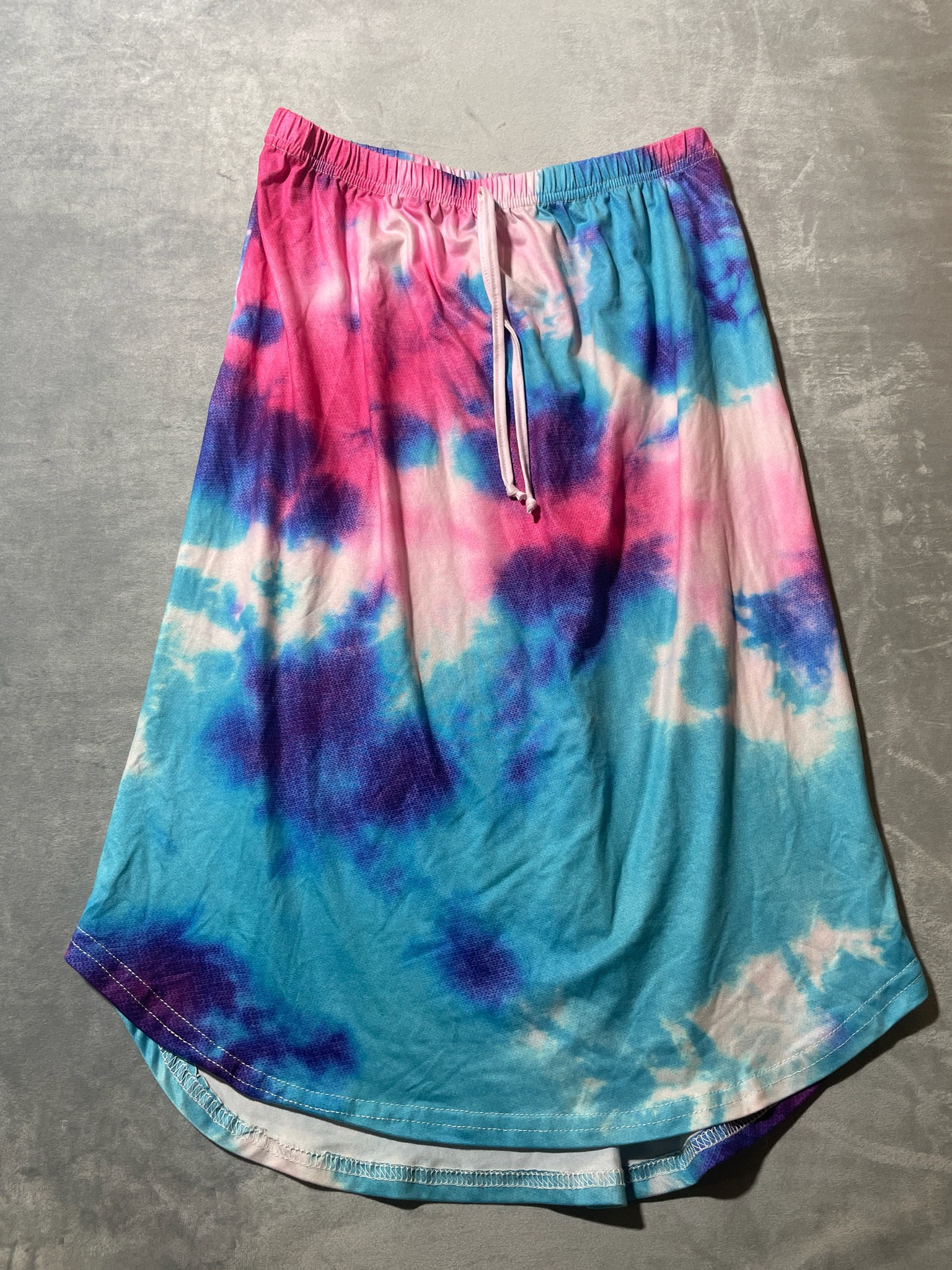 Pixie Lady blue and pink tie dye skirt size small