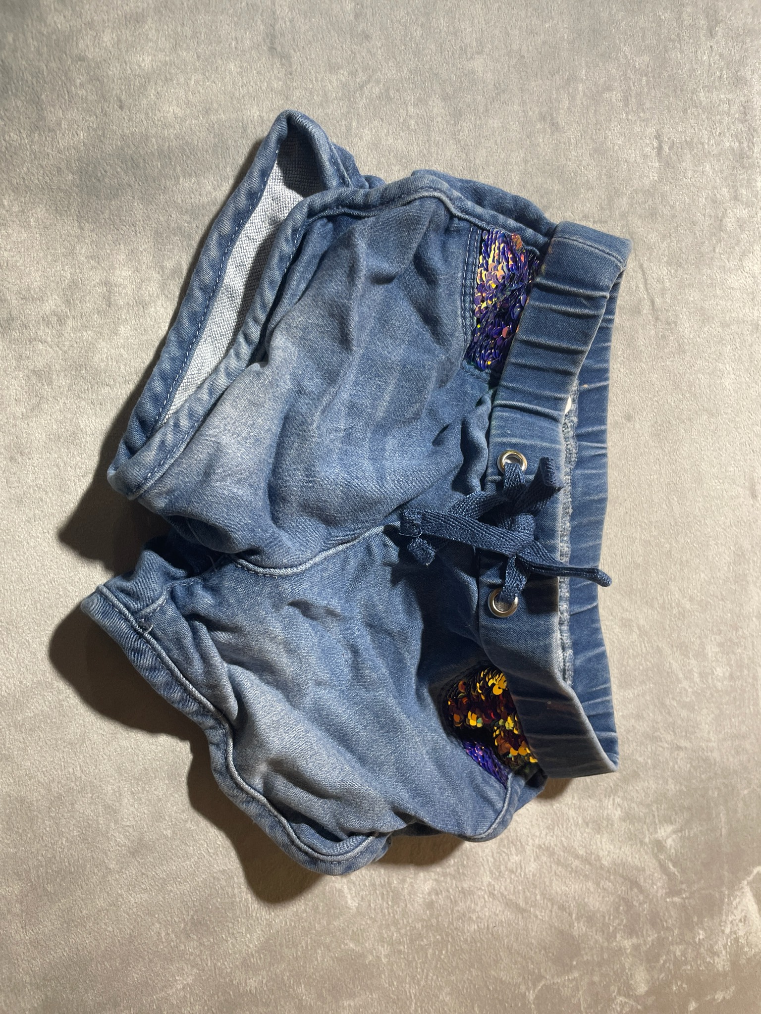 Members Mark Blue polyester blend shorts size 4/5