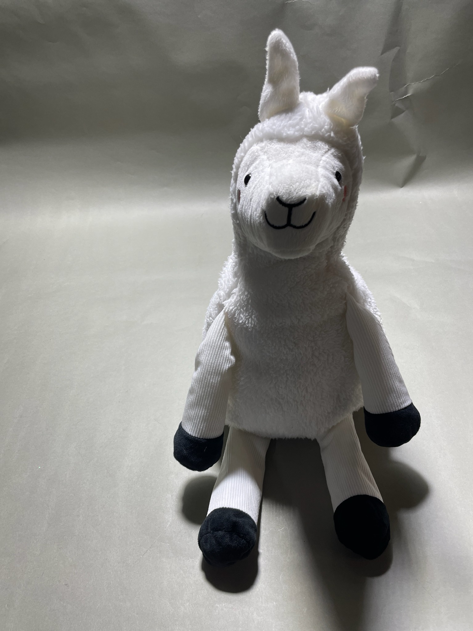 Wondershop White Textured Fabric Plush Toy