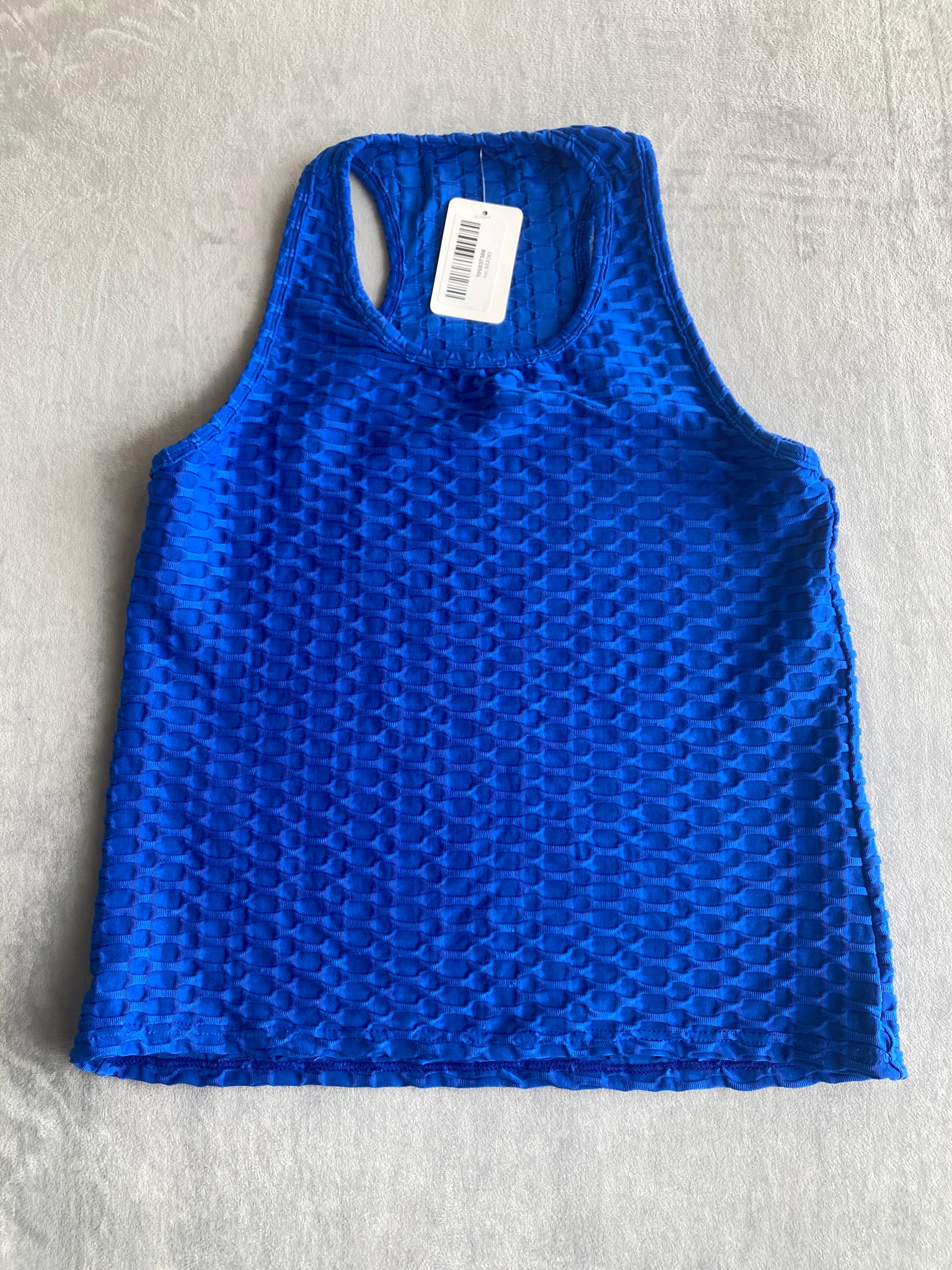 Royal Blue Stretch Knit Tank Top