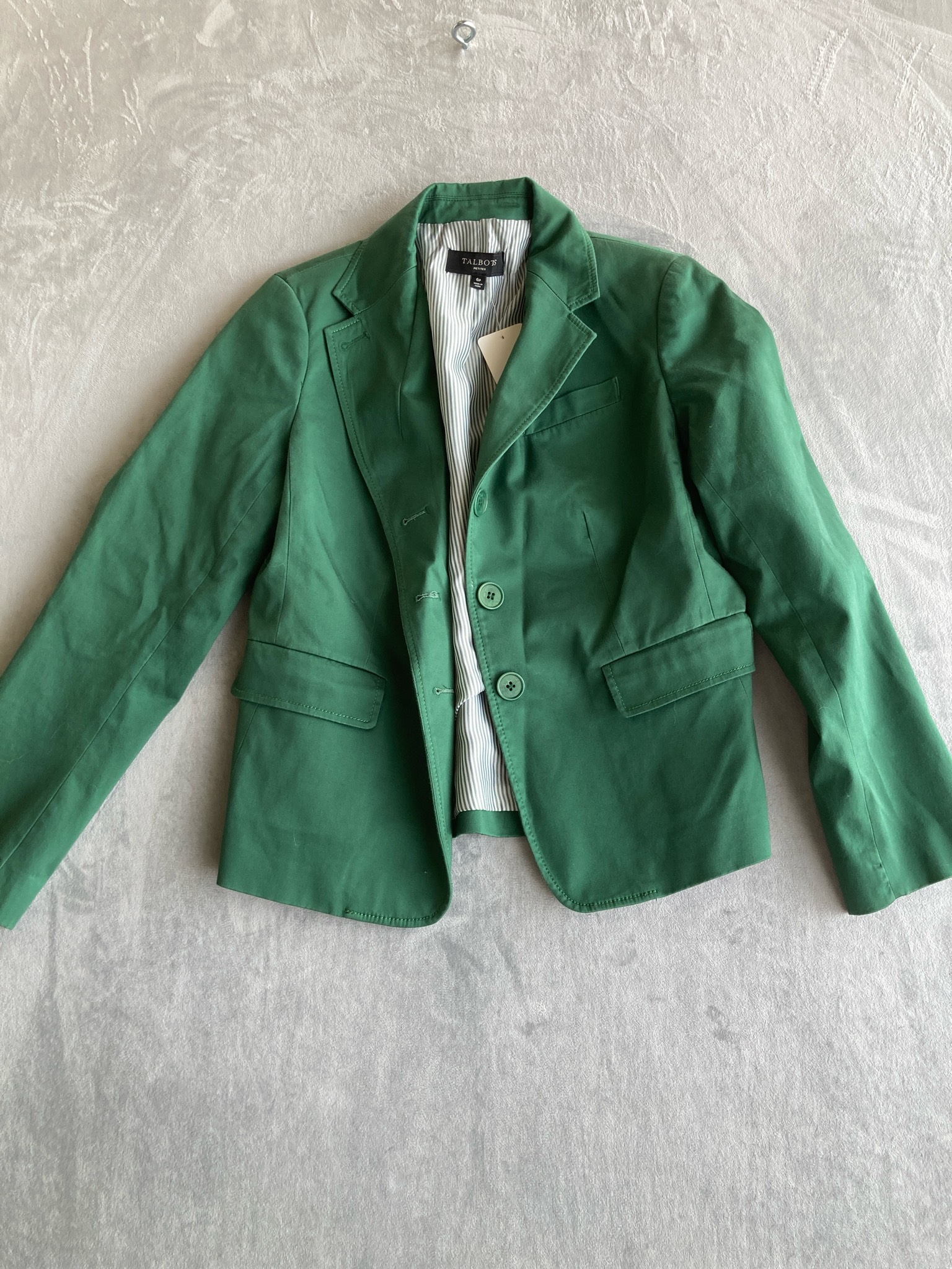 Talbot Green Blazer Size 6P