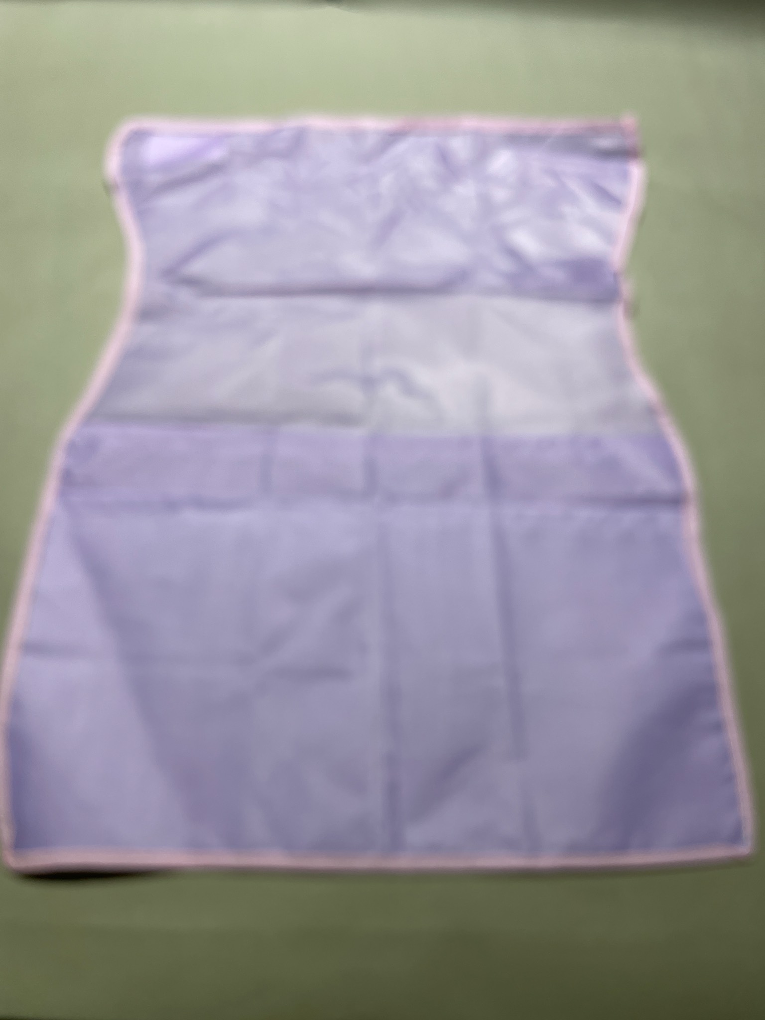 Purple Apron with Pink Trim