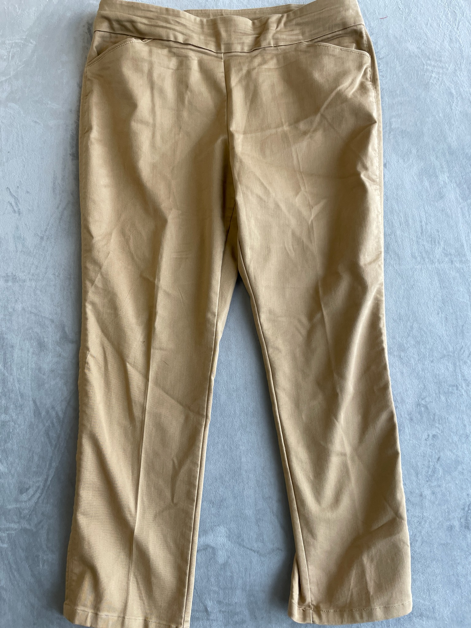 Croft & Barrow Tan Stretch Pants Size 16 REGULAR