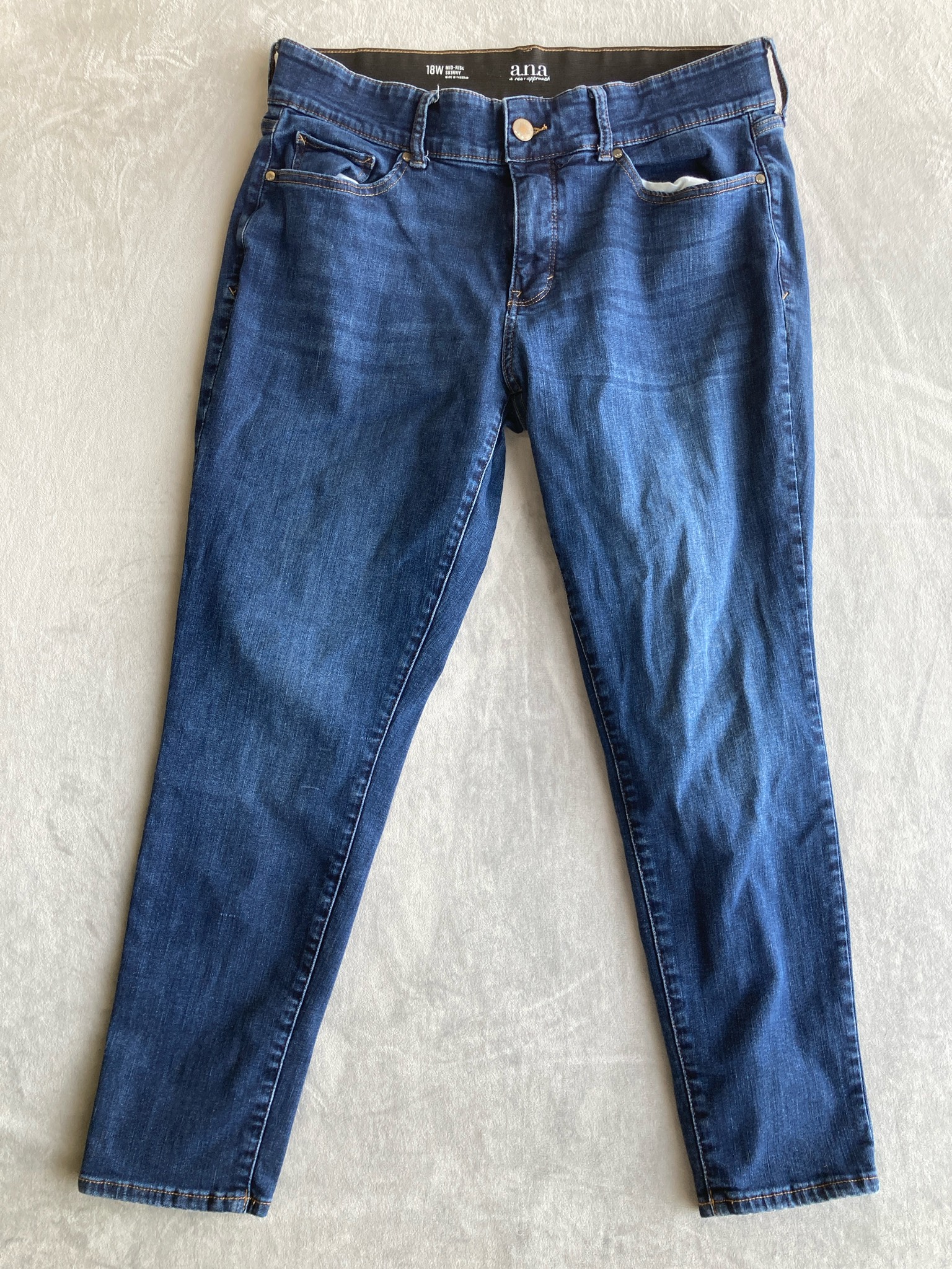 ana Blue Denim Skinny Jeans