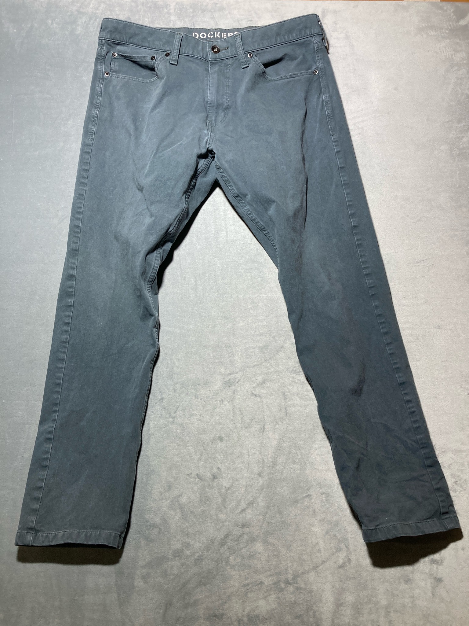 Dockers blue Cotton blend chino Pants size 34x30