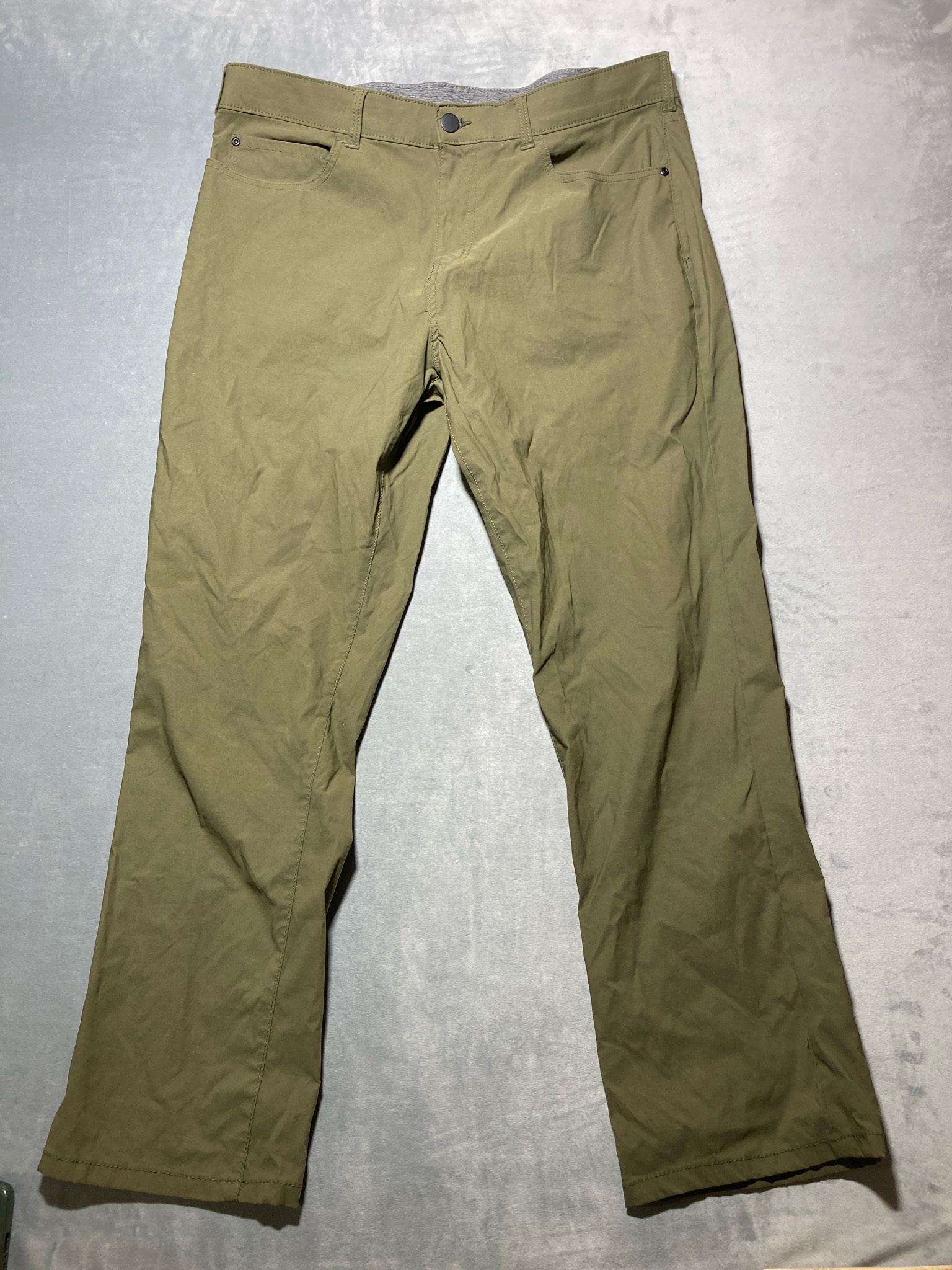 Member's Mark Khaki Straight Fit Pants Size 36 x 30