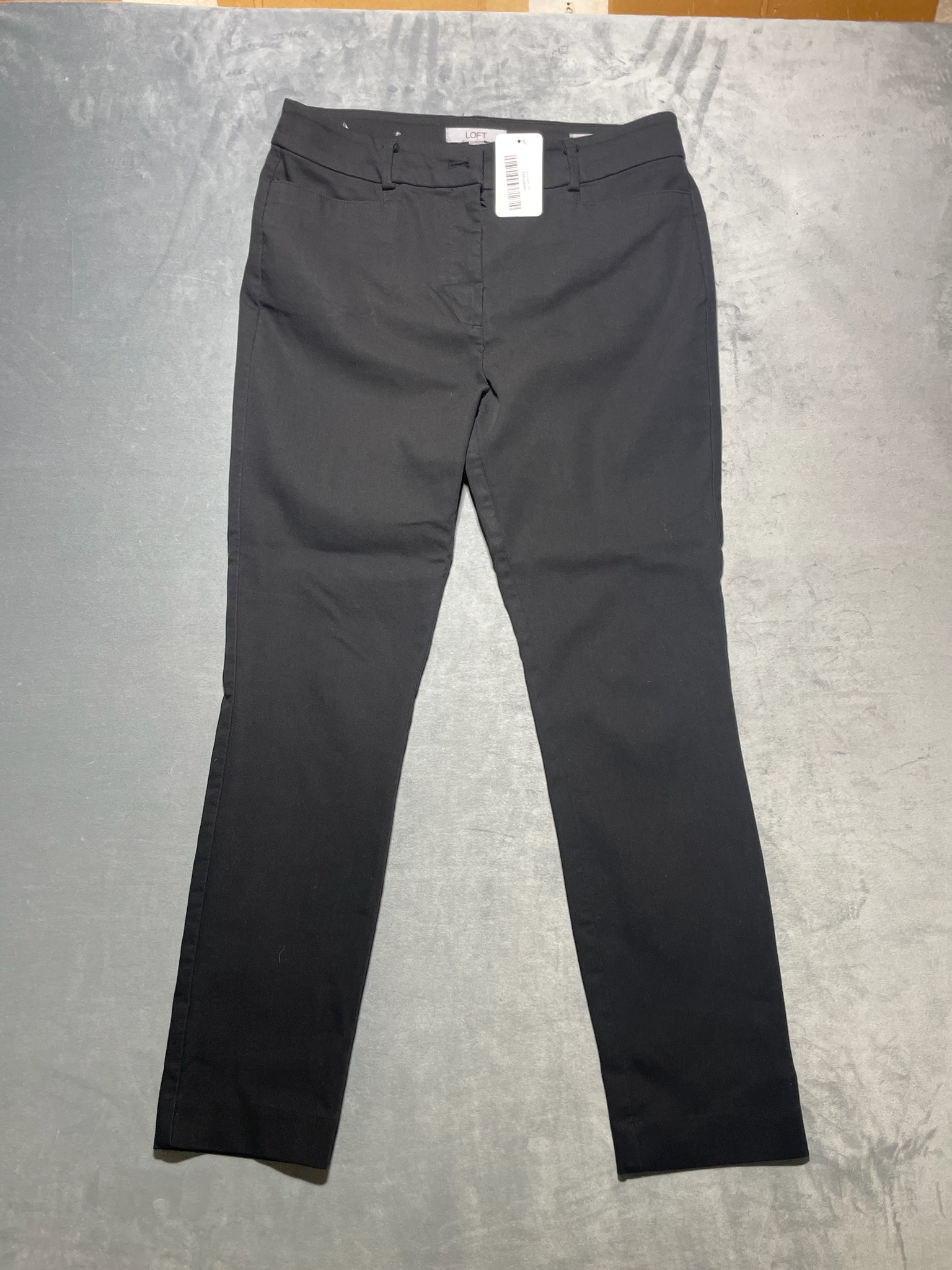 LOFT Black Straight Leg Pants Size M