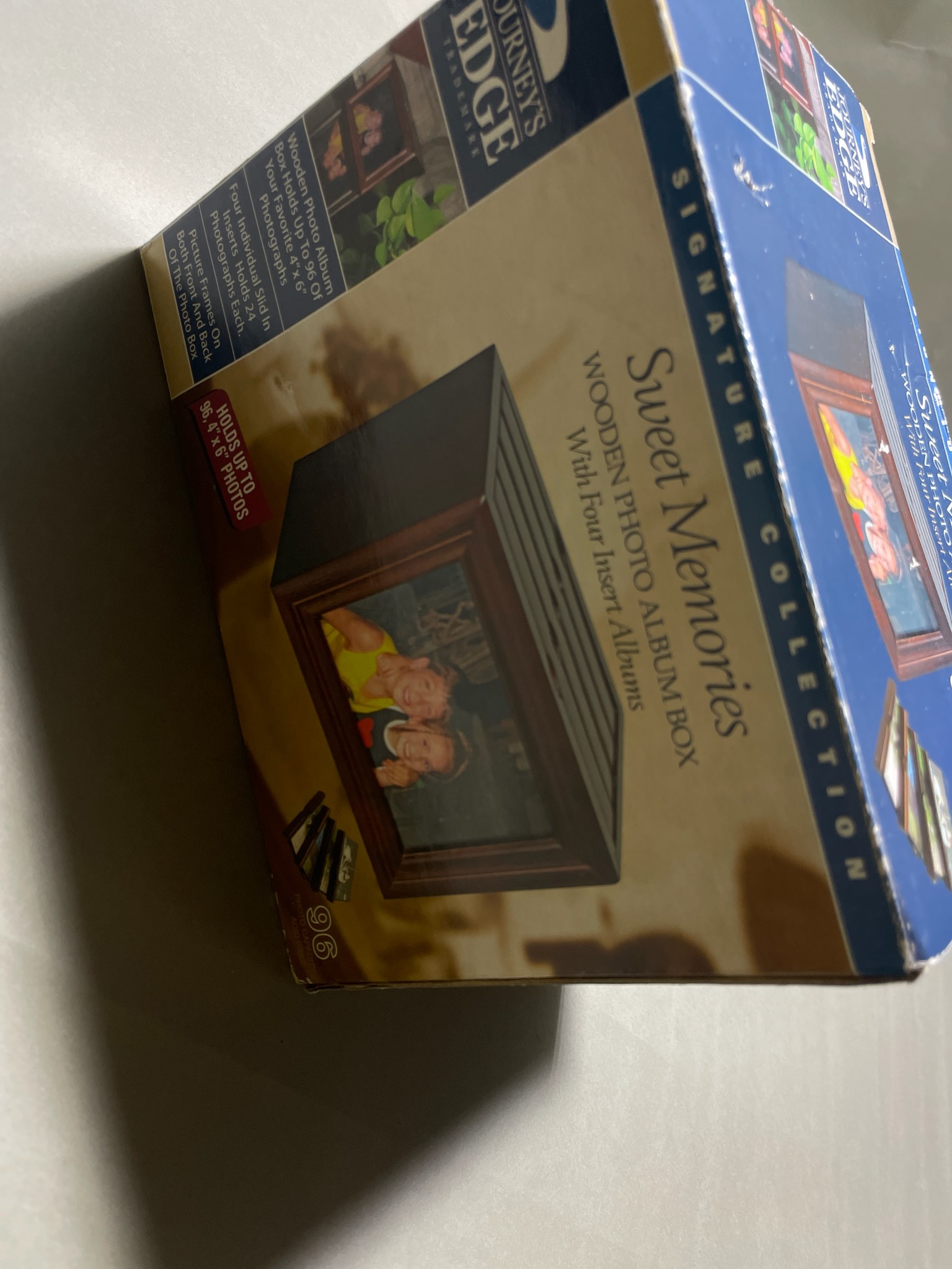 Journey's Edge Wooden Photo Album Box