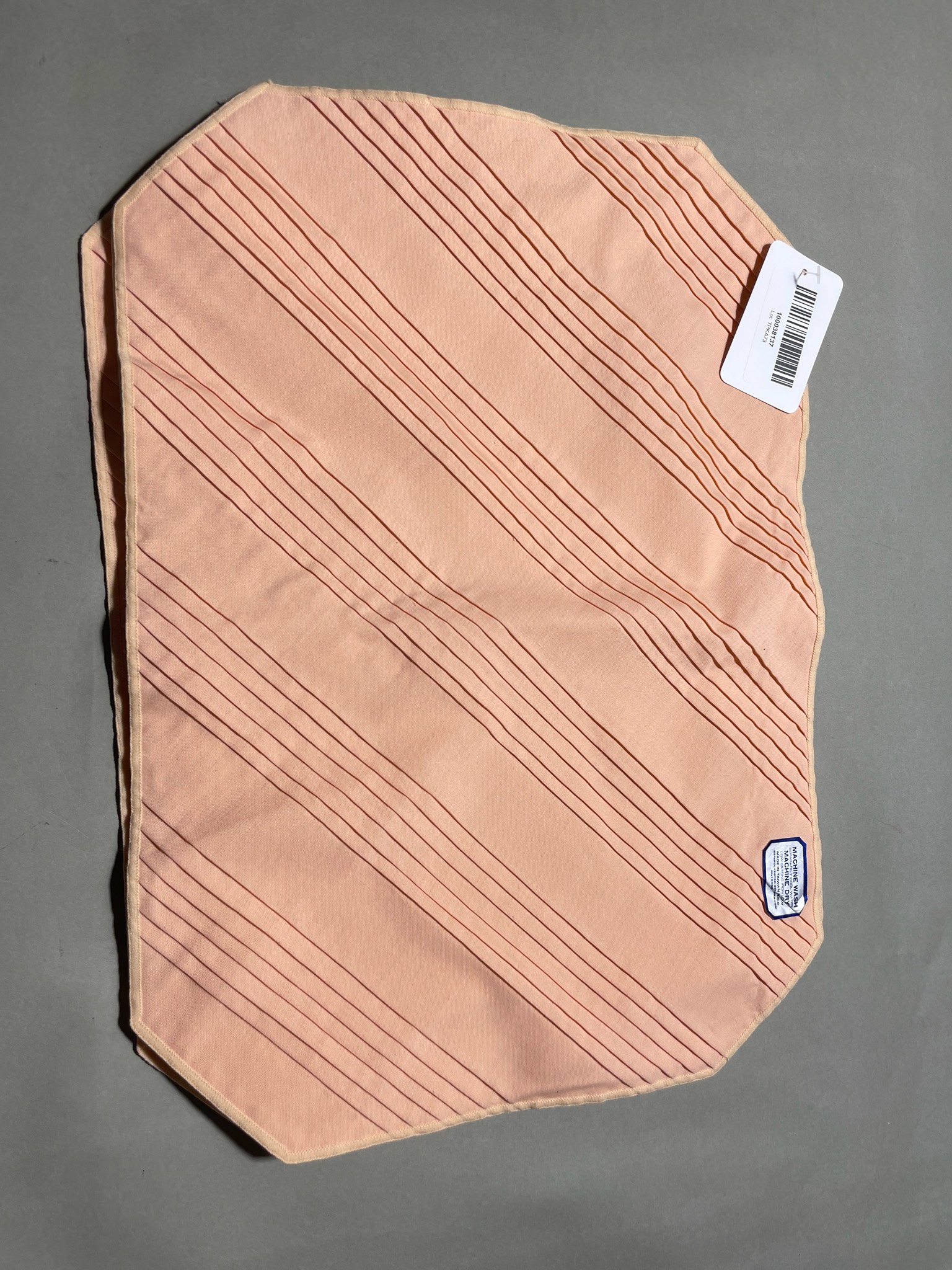 Peach Pleated Napkin