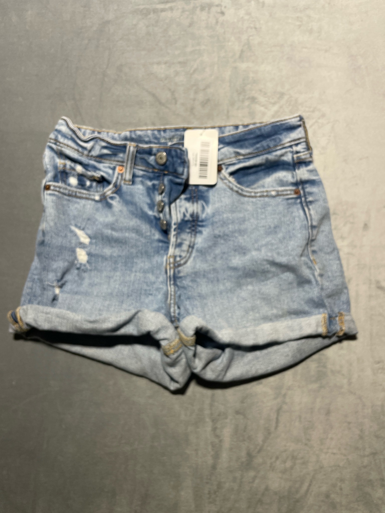 OLD NAVY Blue Distressed Denim Shorts