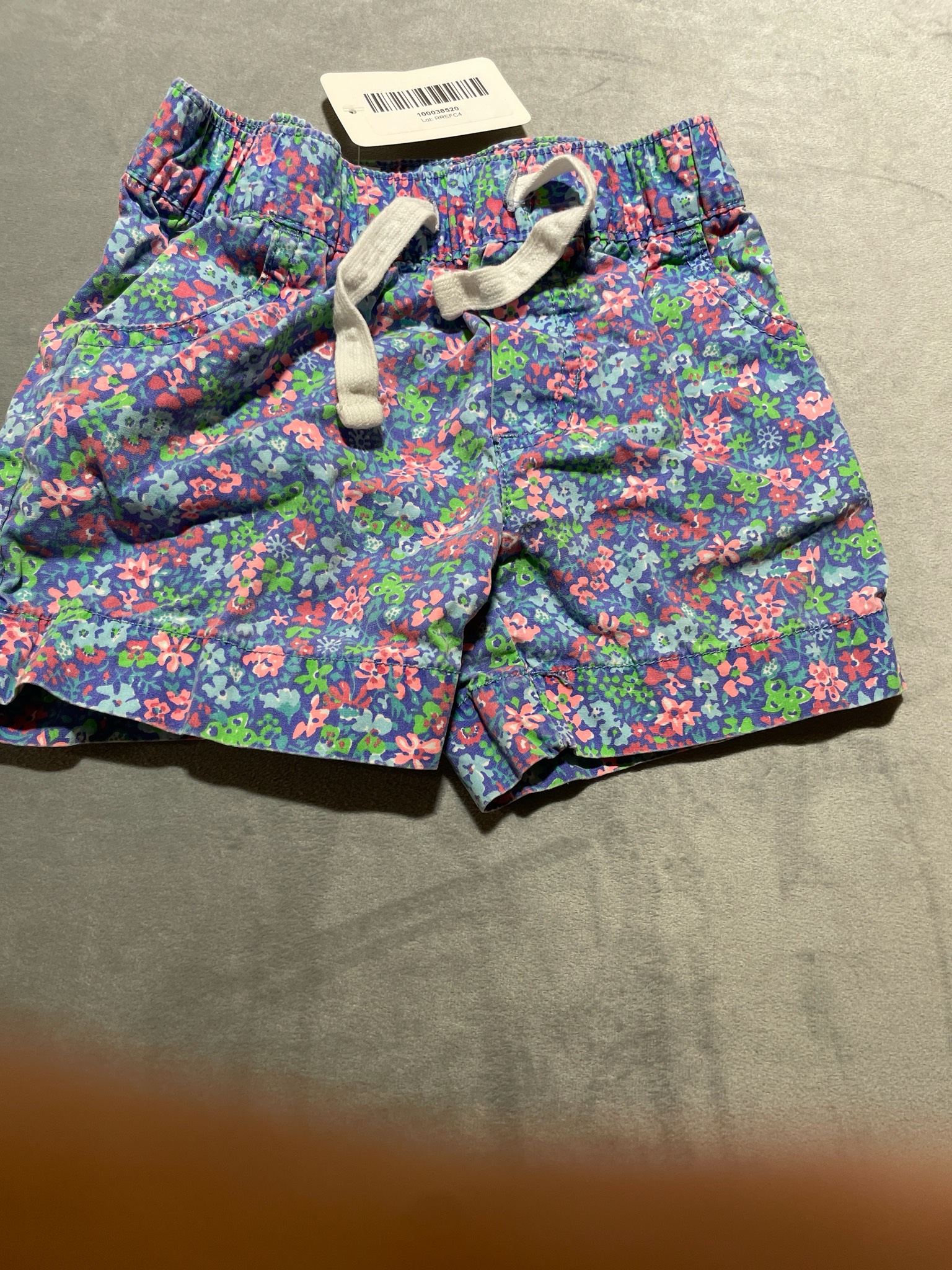 Carters multi color floral shorts size 4