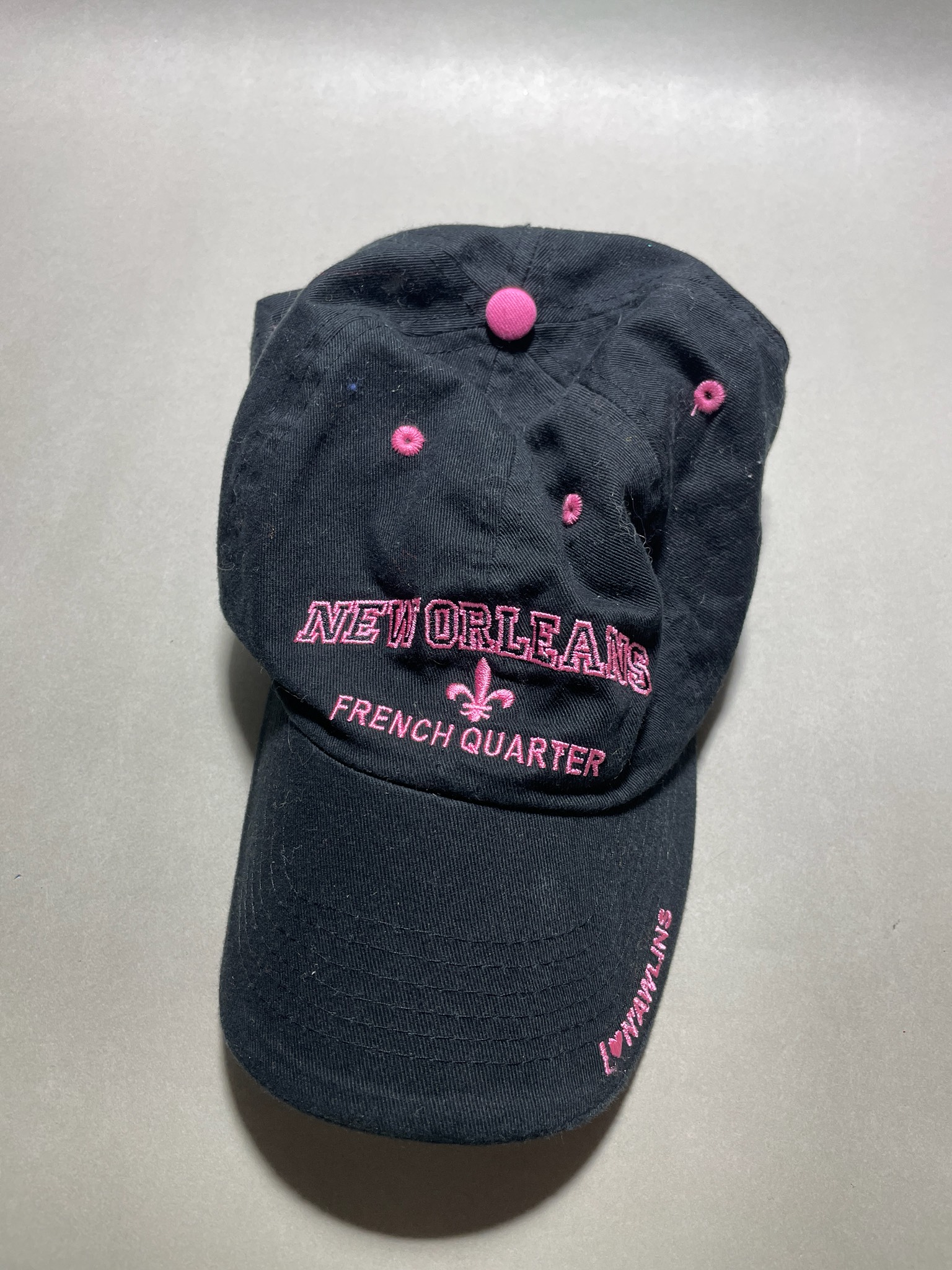 Black Adjustable Cap