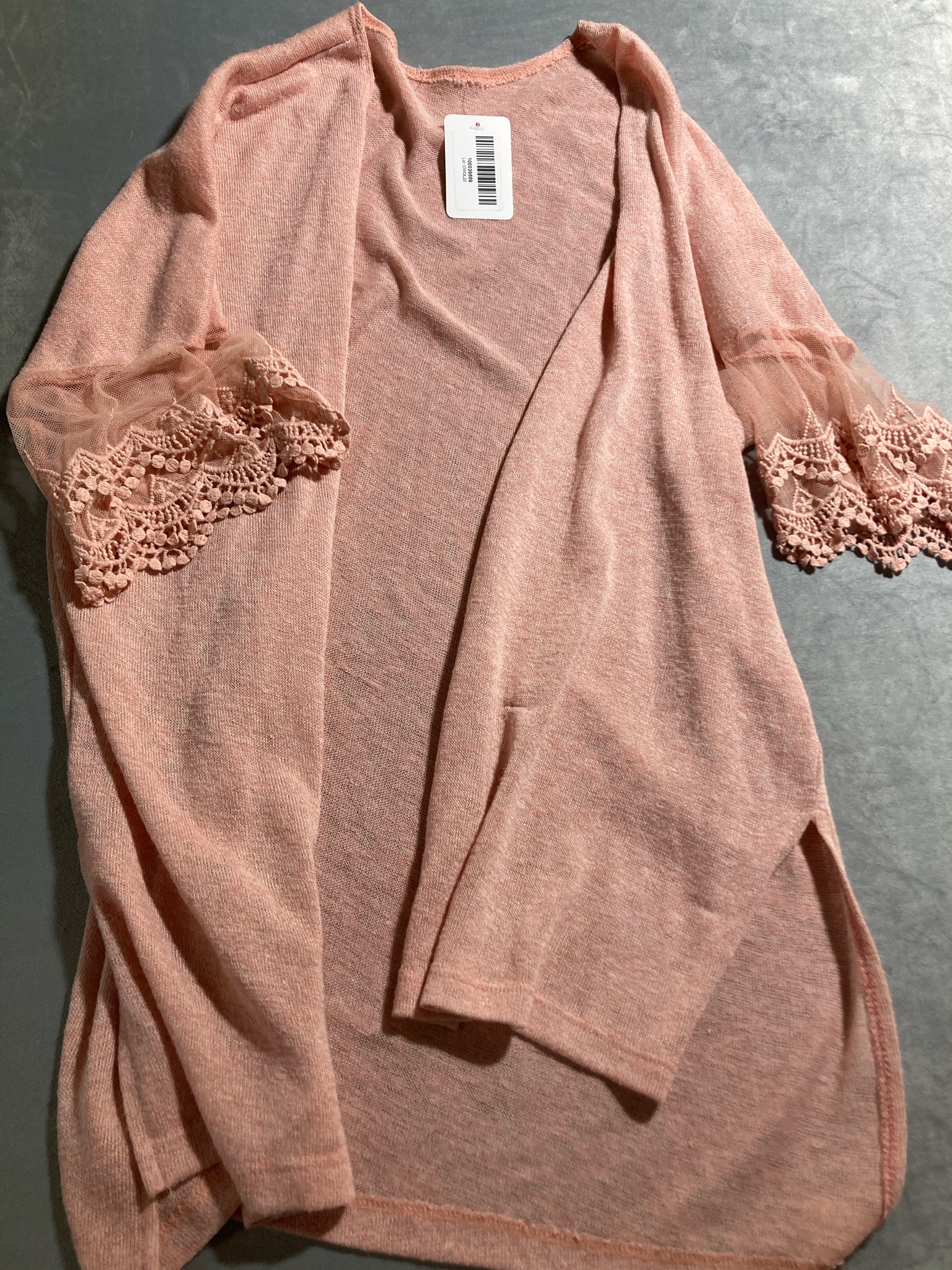 Blush Pink Lightweight Knit Cardigan