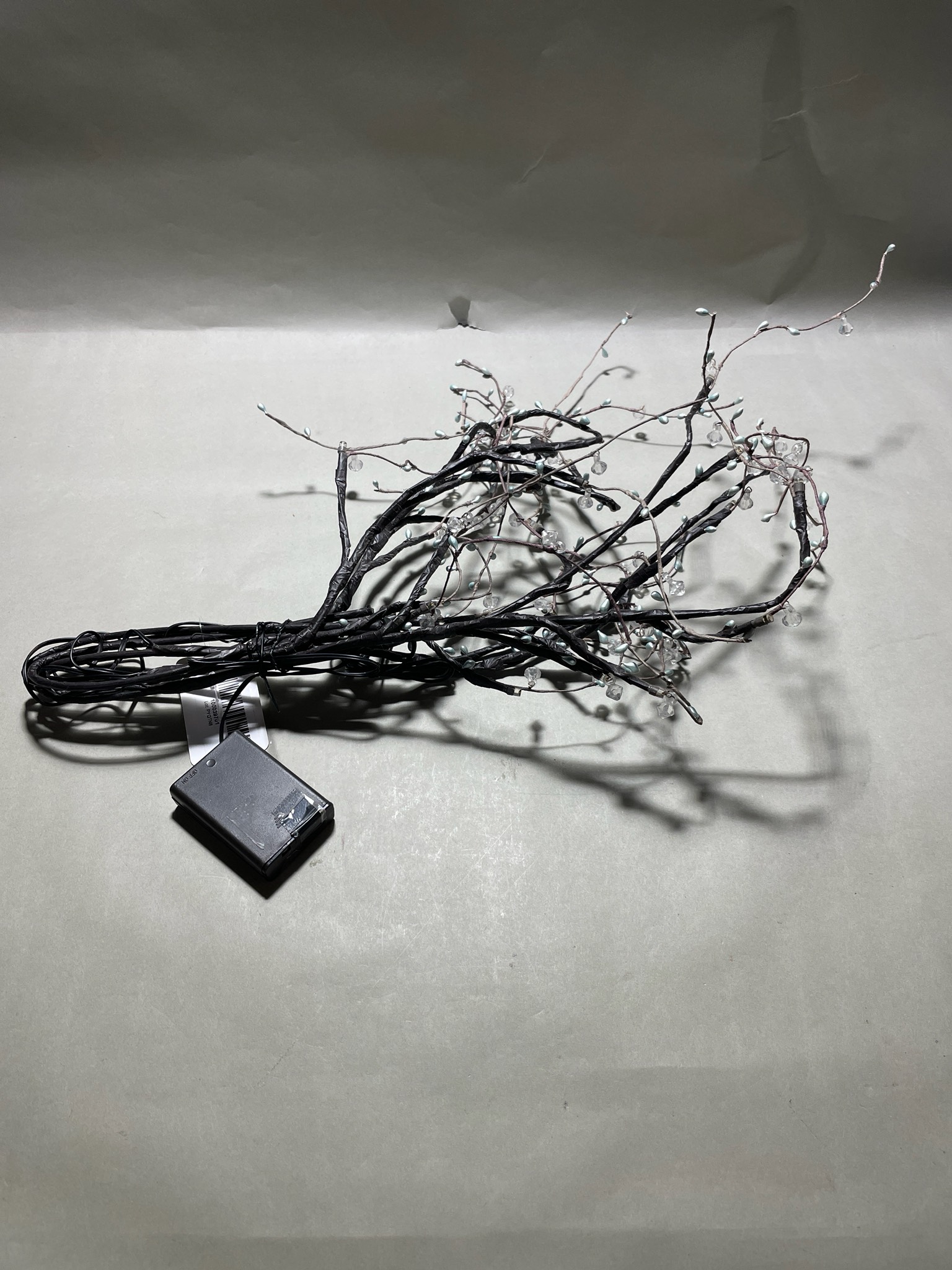 Black Battery-Operated Twigs Decorative Light