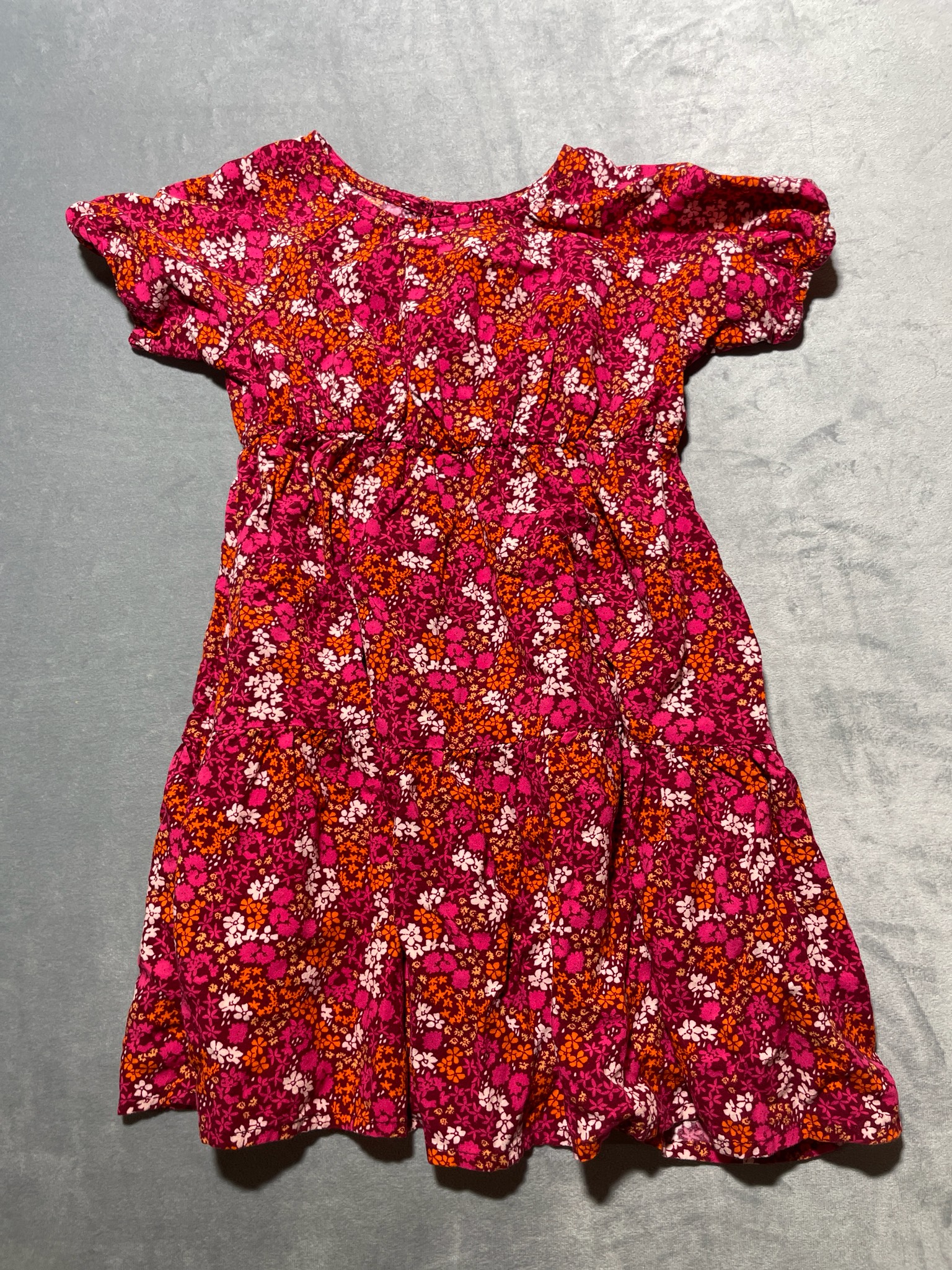 Cat & Jack pink Floral dress size 5T