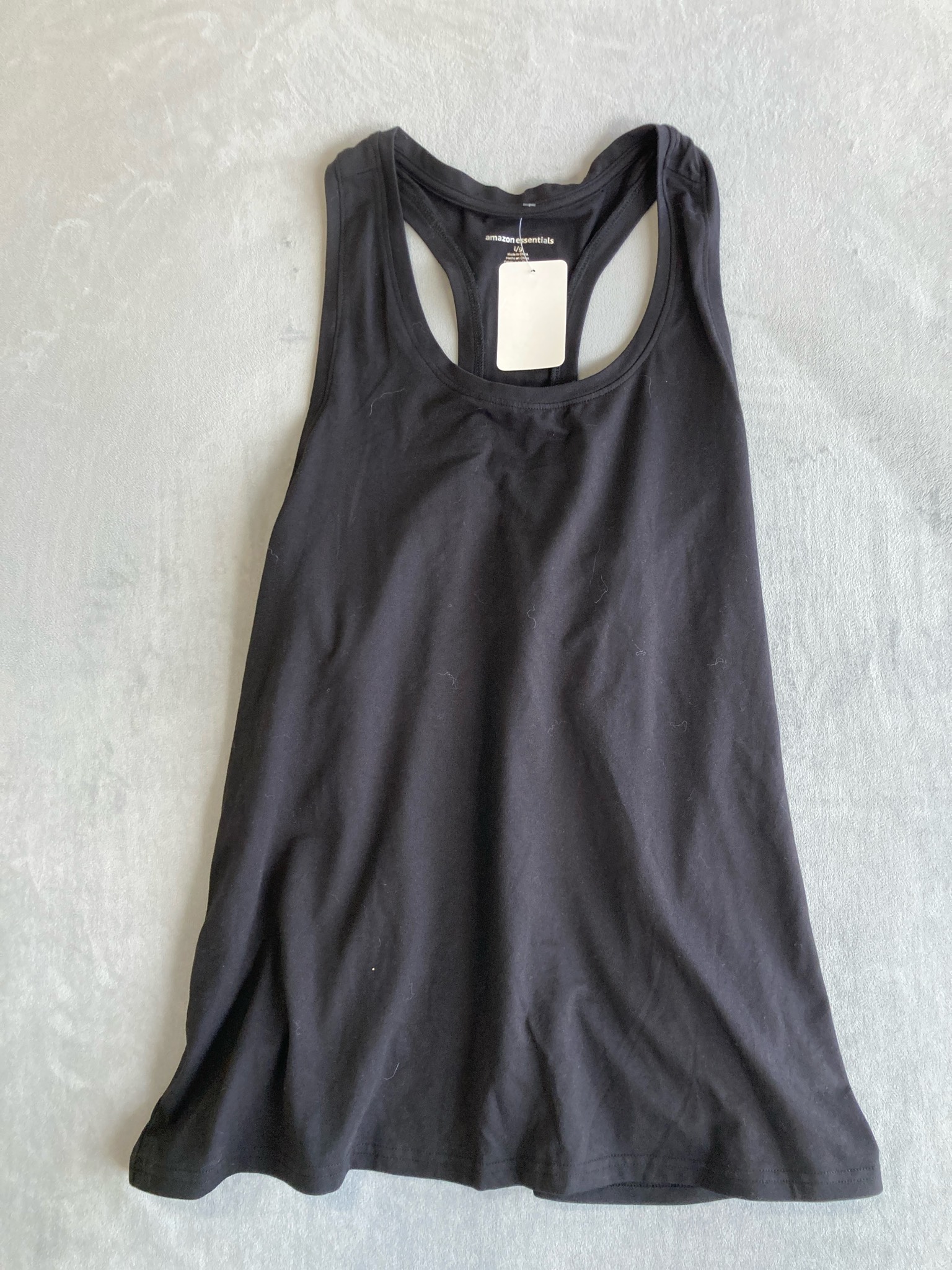 amazon essentials Black Racerback Tank Top