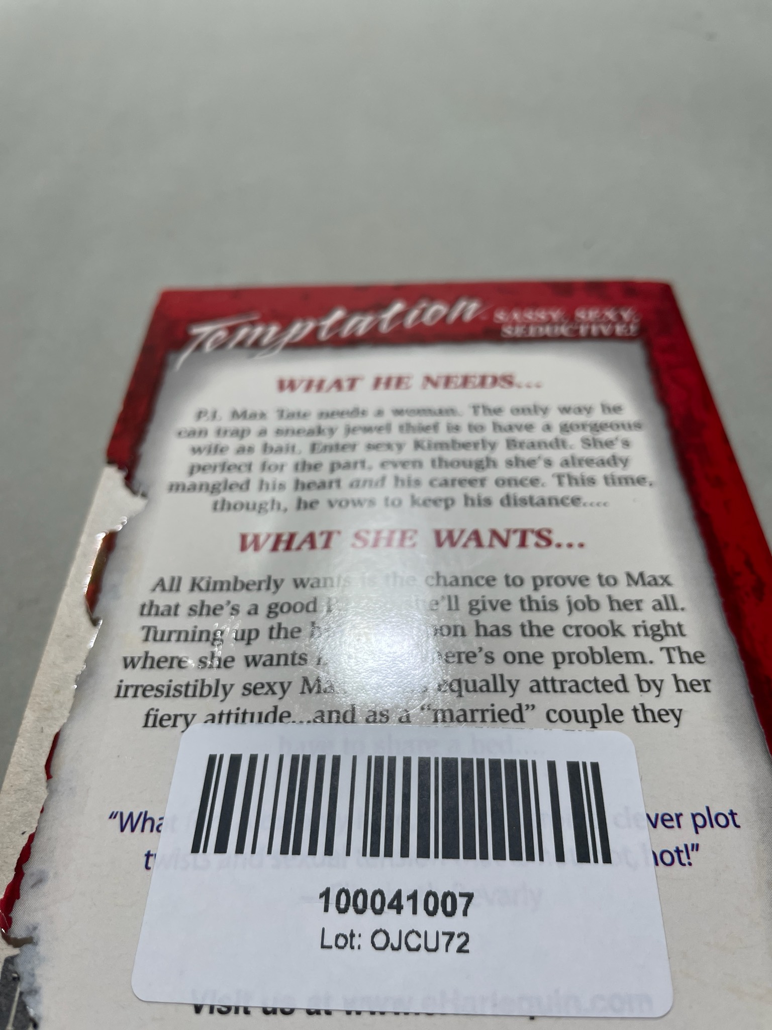 Harlequin Red Yellow Paperback Romance Novel