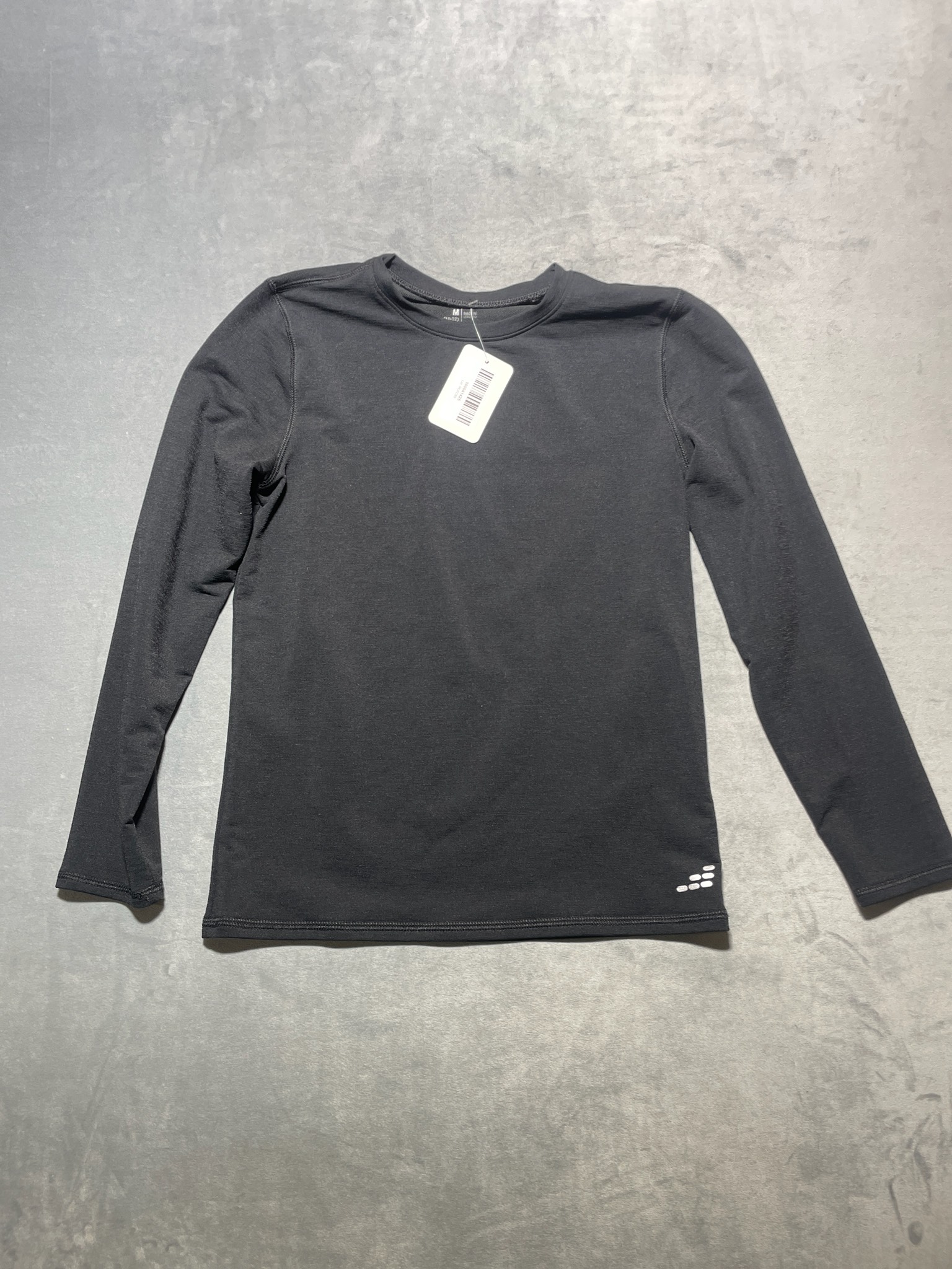 bcg Black Long-Sleeve Shirt Size M (10-12)