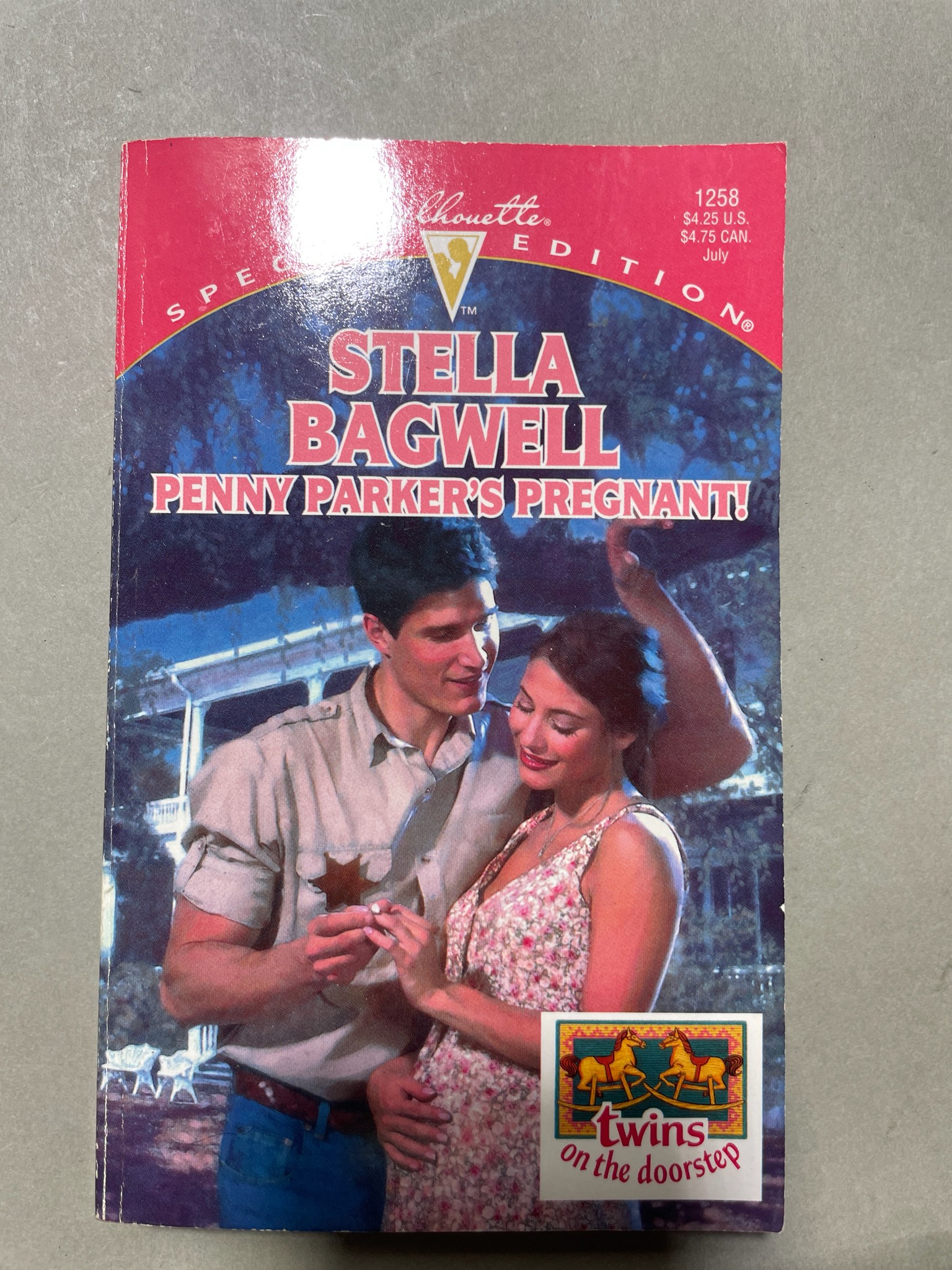 Stella Bagwell Penny Parker's Pregnant Paperback Book