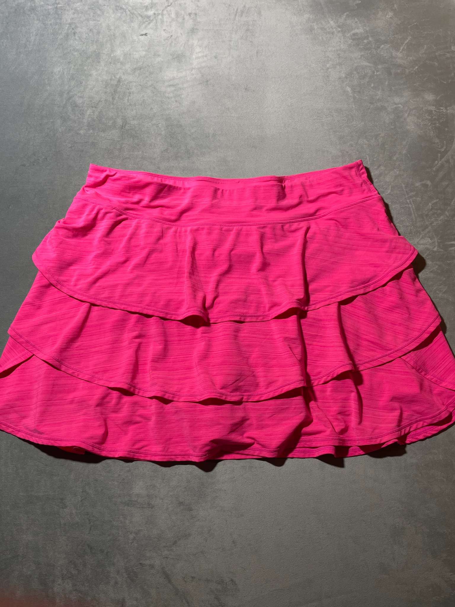 ideology Hot Pink Polyester-Spandex Skort Size 3X