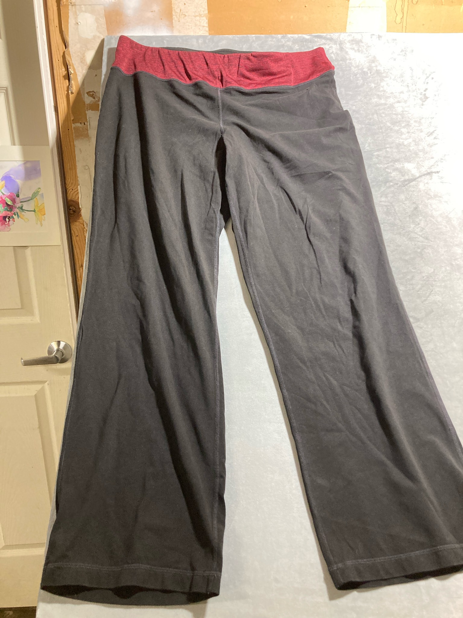 Ideology Black Stretch Knit Pants Size 2X