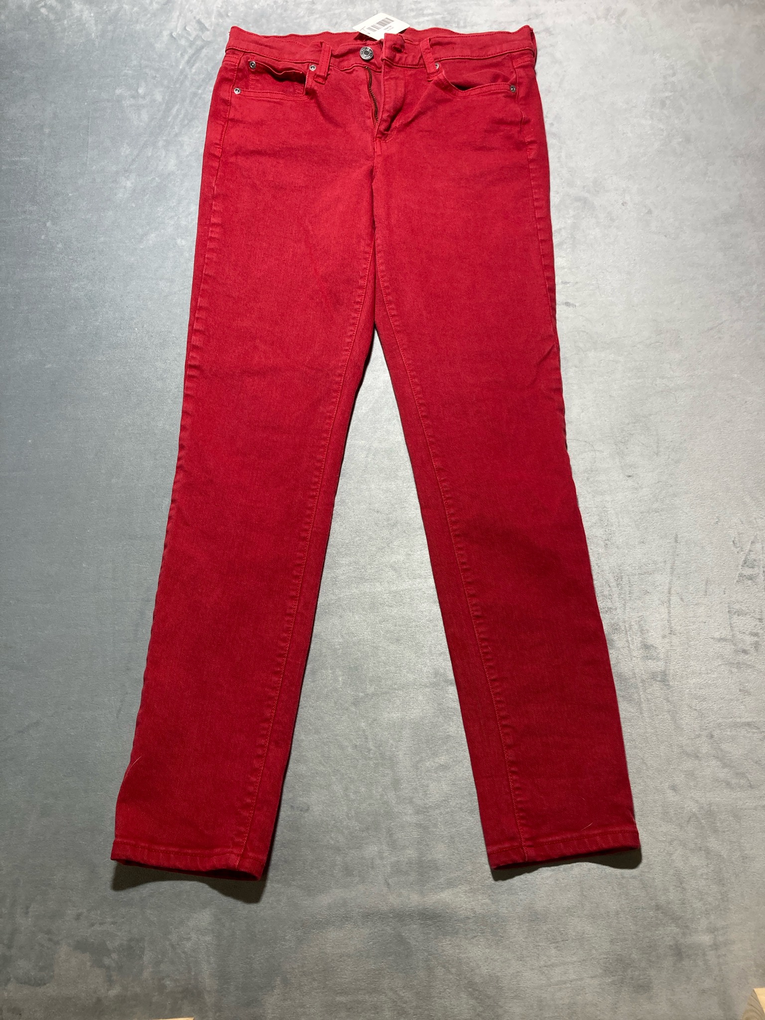 Gap red skinny jeans size 27