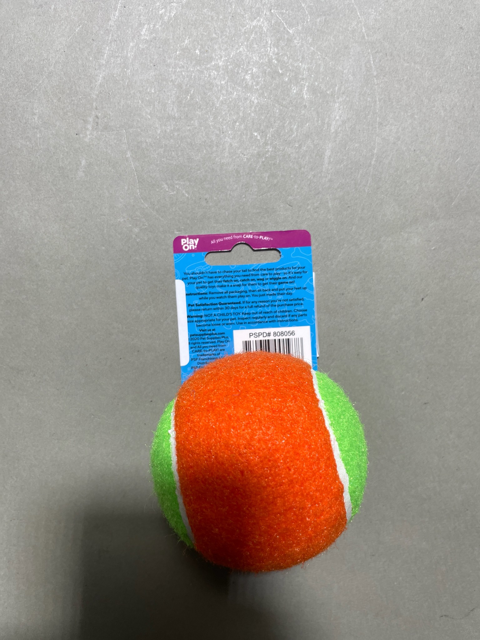 Orange Green Tennis Ball