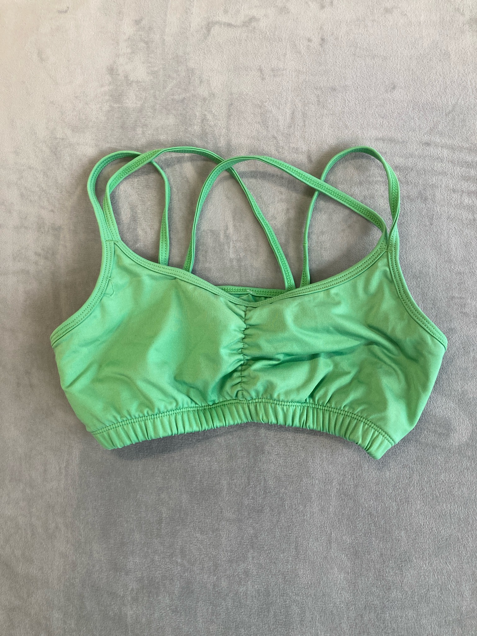 Runners Green Gathered Lingerie Top
