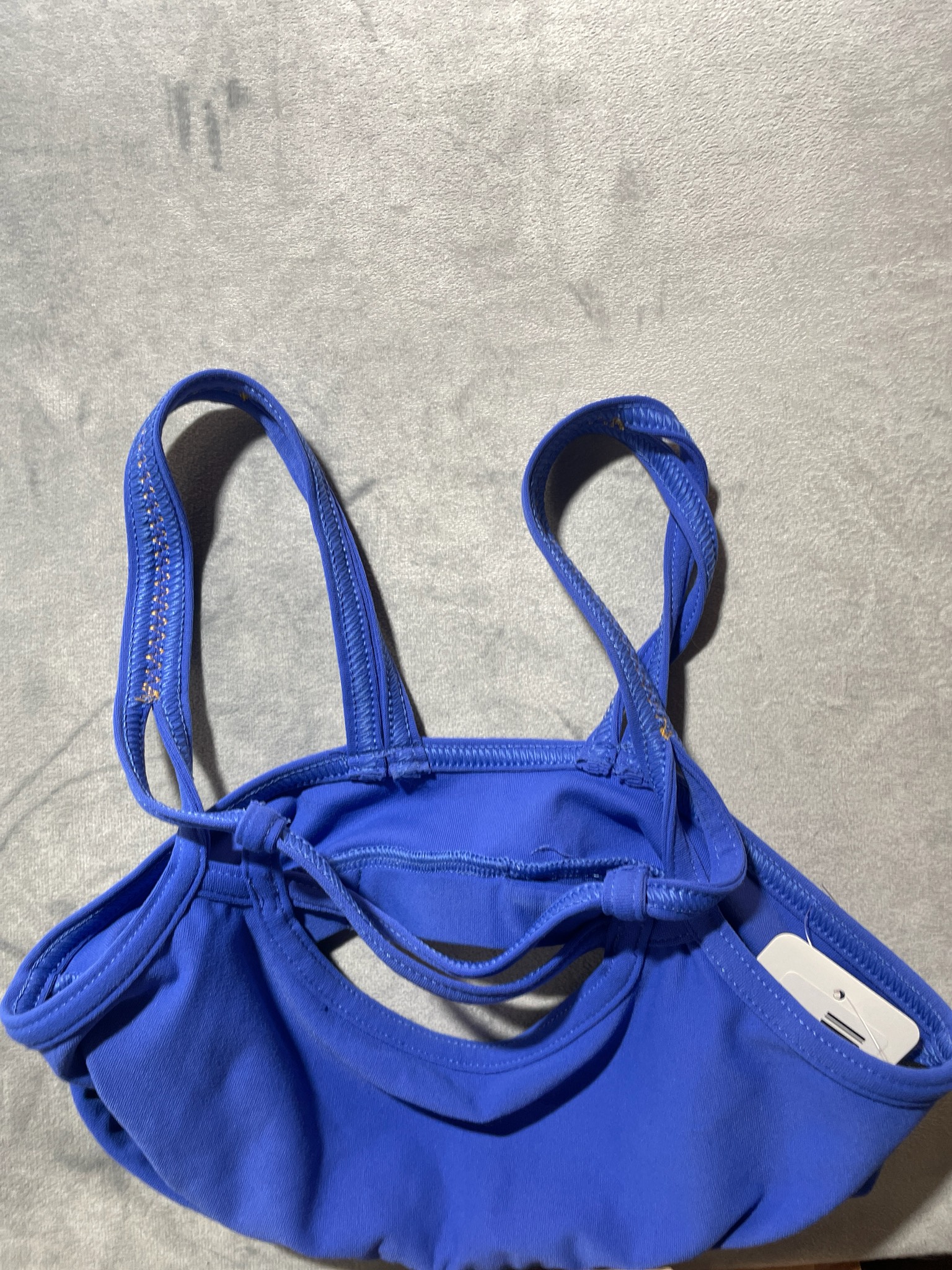 HONEYCUT Royal Blue Nylon/Spandex Swim Top Size XS