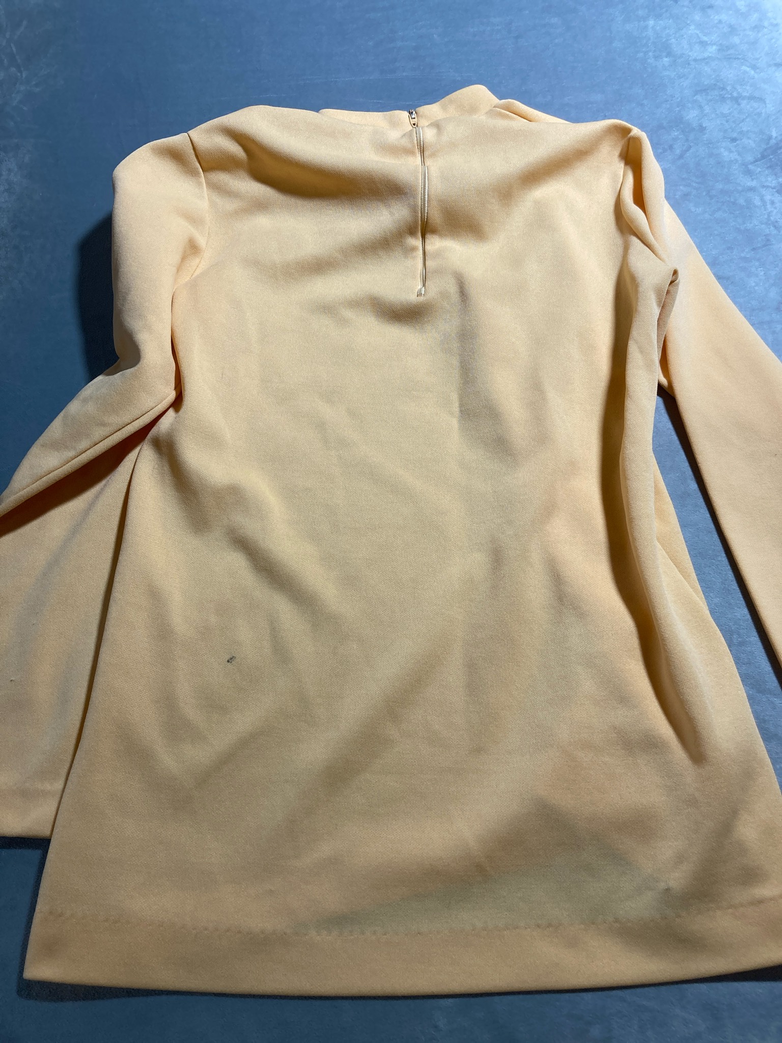 Light Peach Knit Shift Dress