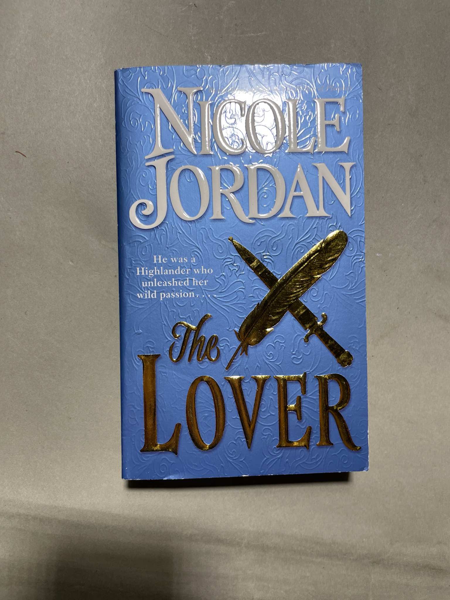 Nicole Jordan Blue Paperback Book