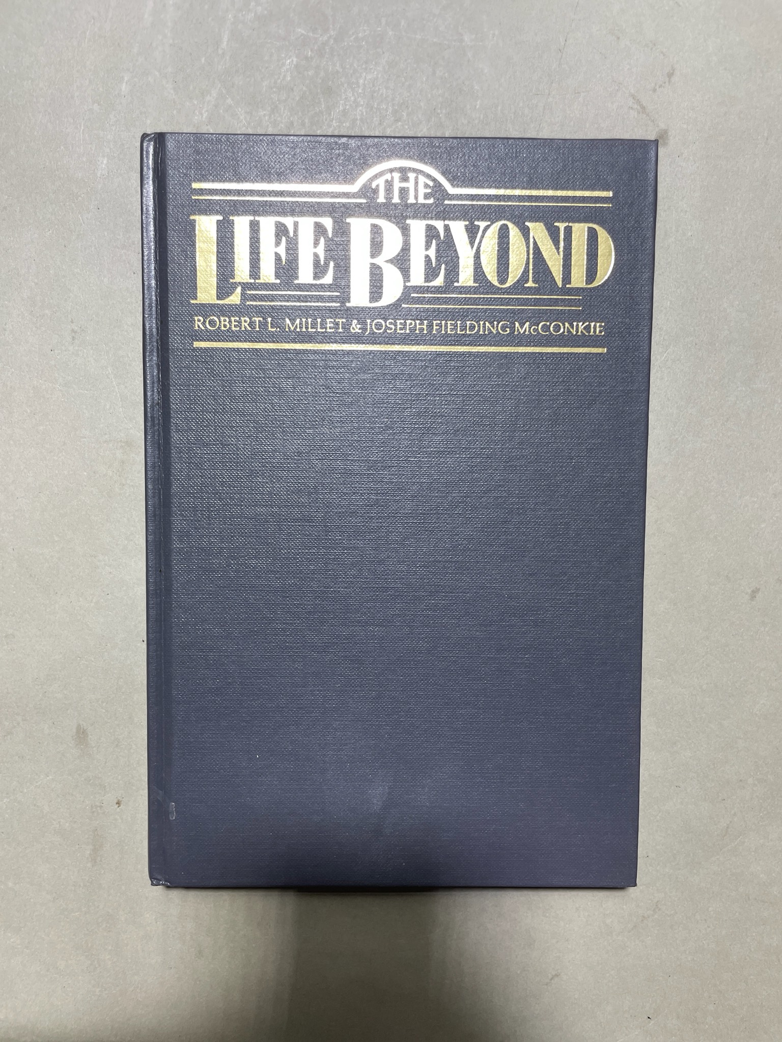 Navy Blue Hardcover Book