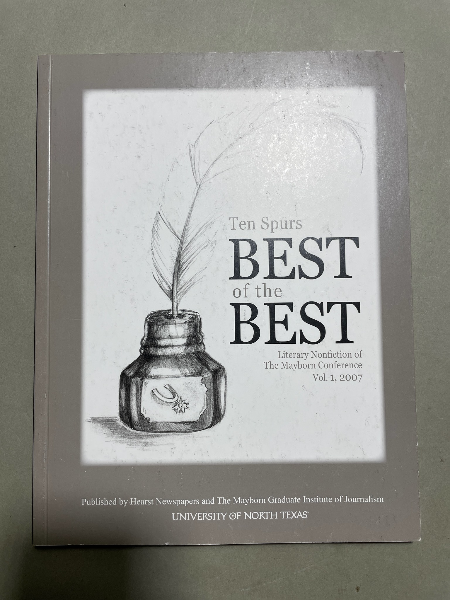 White Black Literary Nonfiction Book