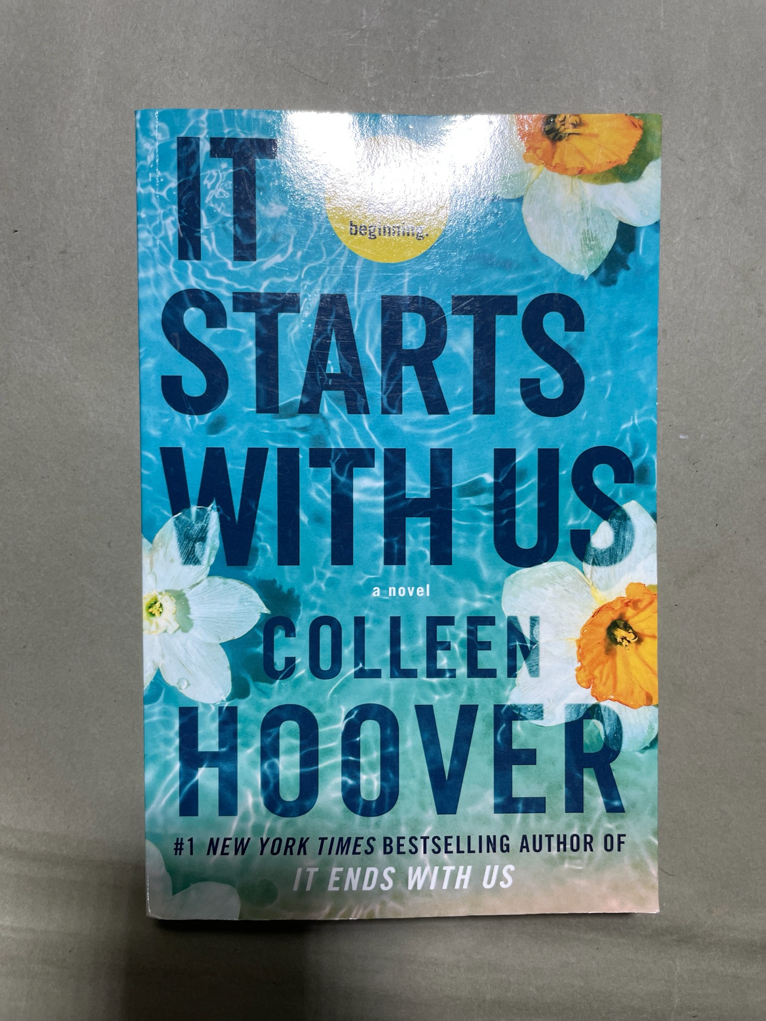 Colleen Hoover Floral Paperback Novel