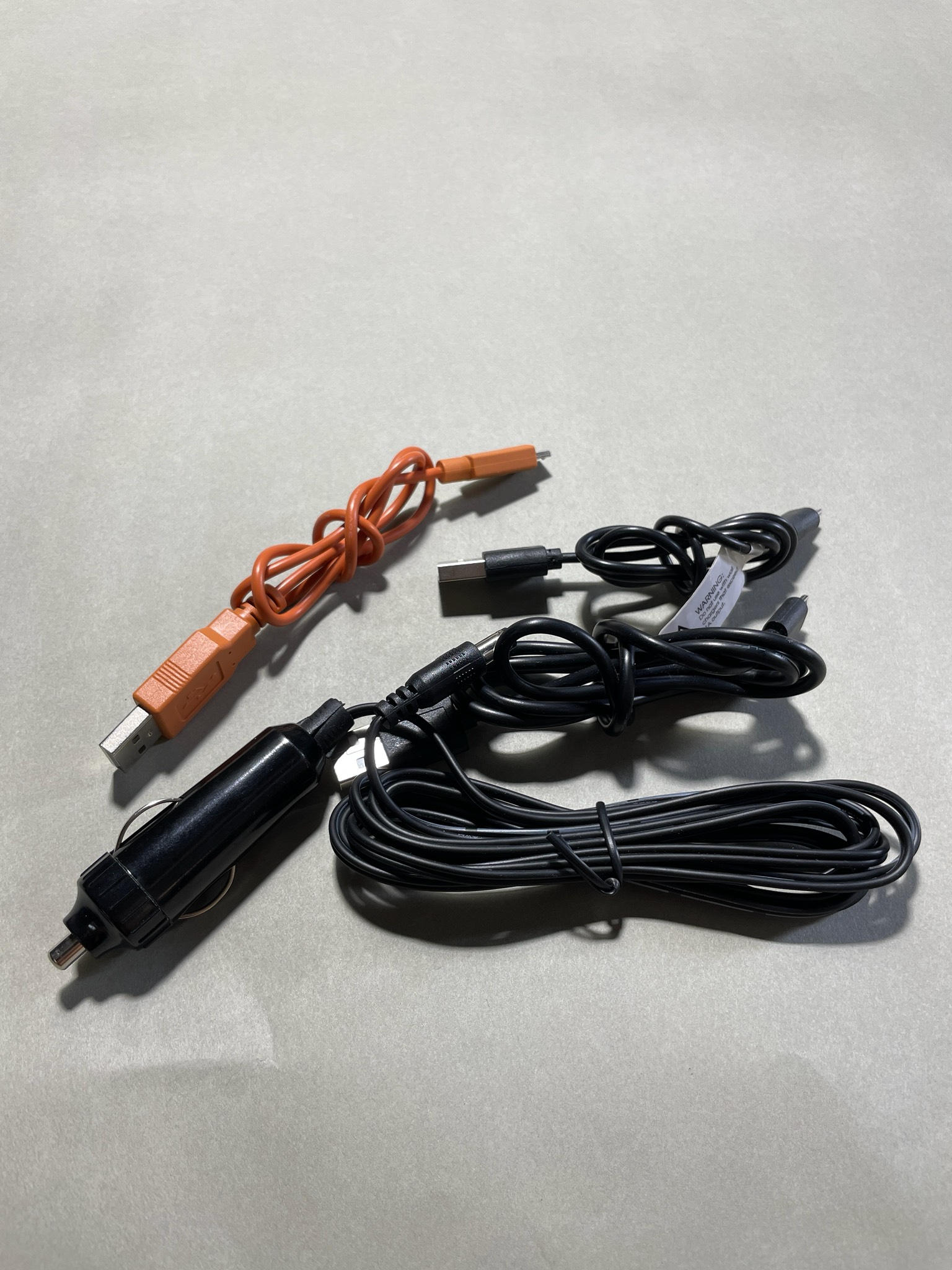 Black Orange Cable Set